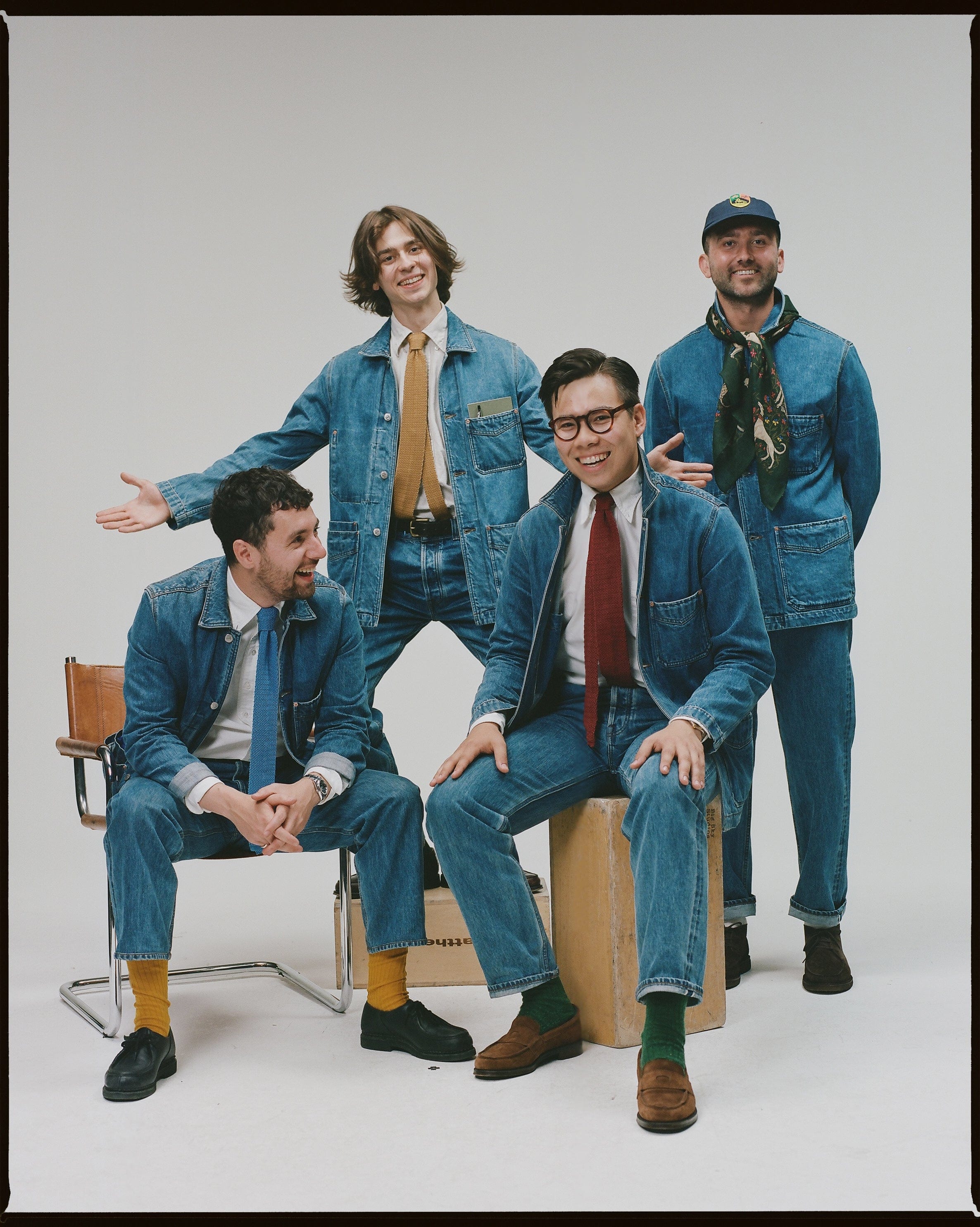 Bleach Wash 14.2oz Japanese Selvedge Denim Five-Pocket Jeans - Image 7