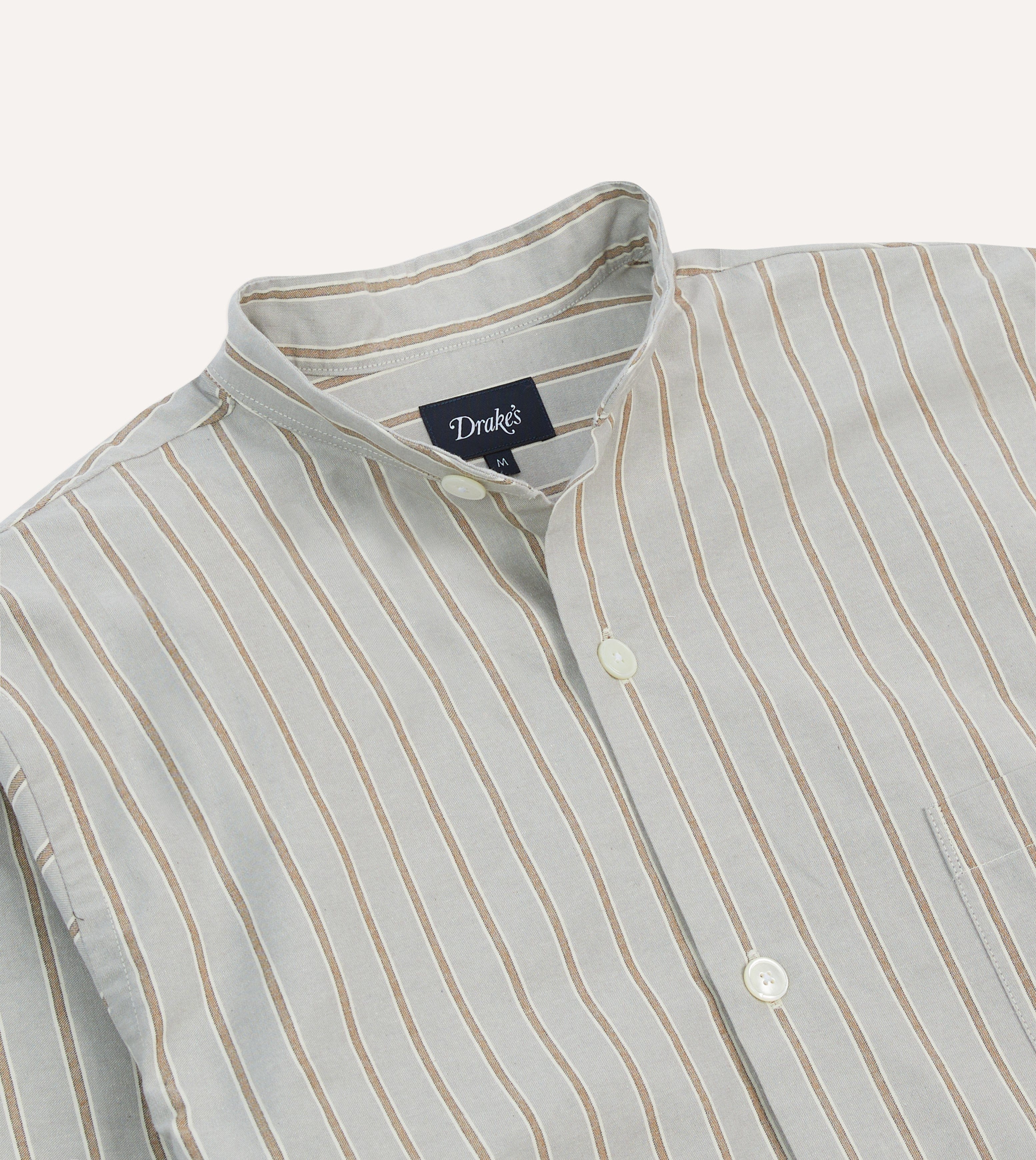 Blue Stripe Cotton Pyjama Set - Image 4