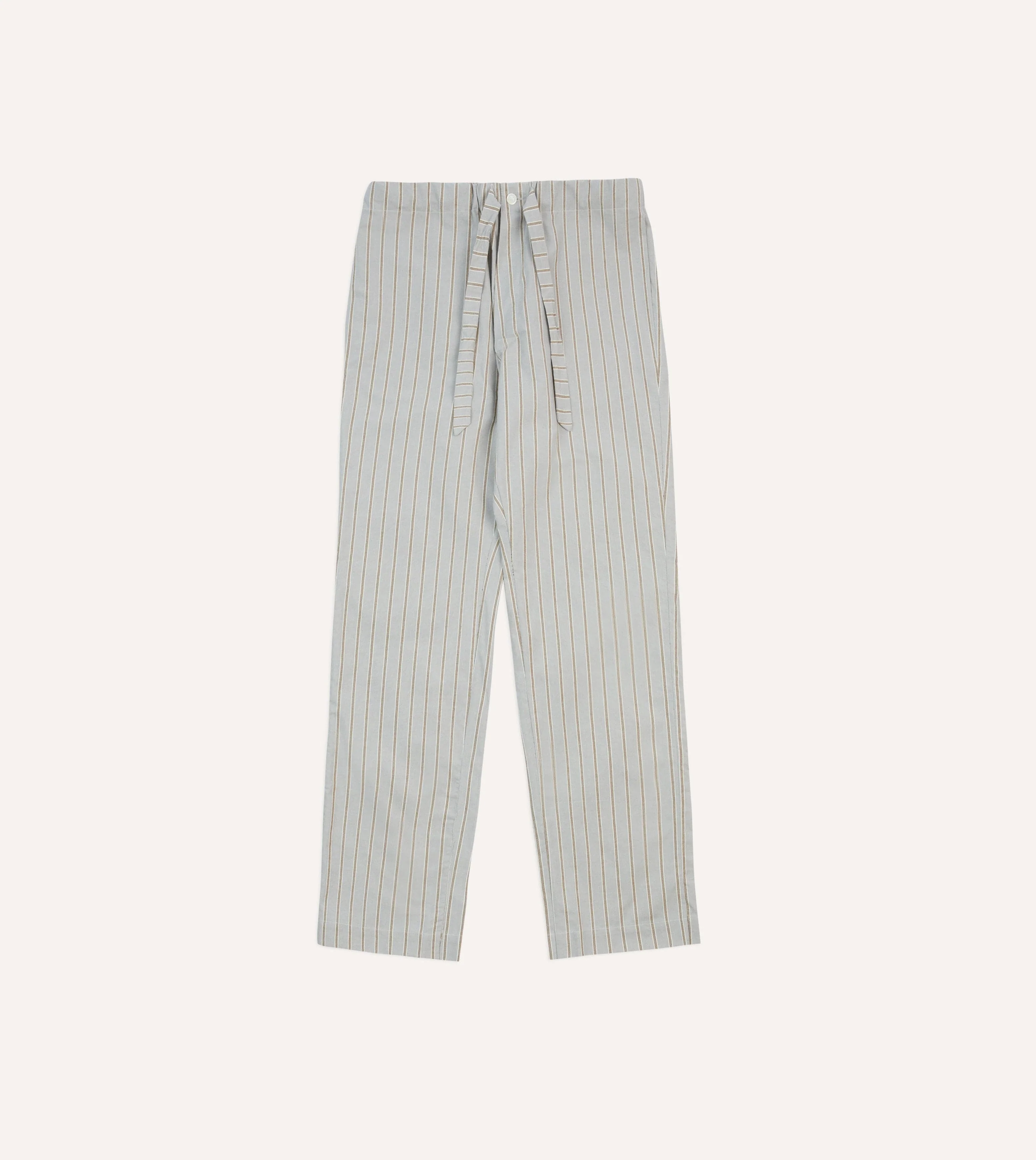 Blue Stripe Cotton Pyjama Set - Image 8