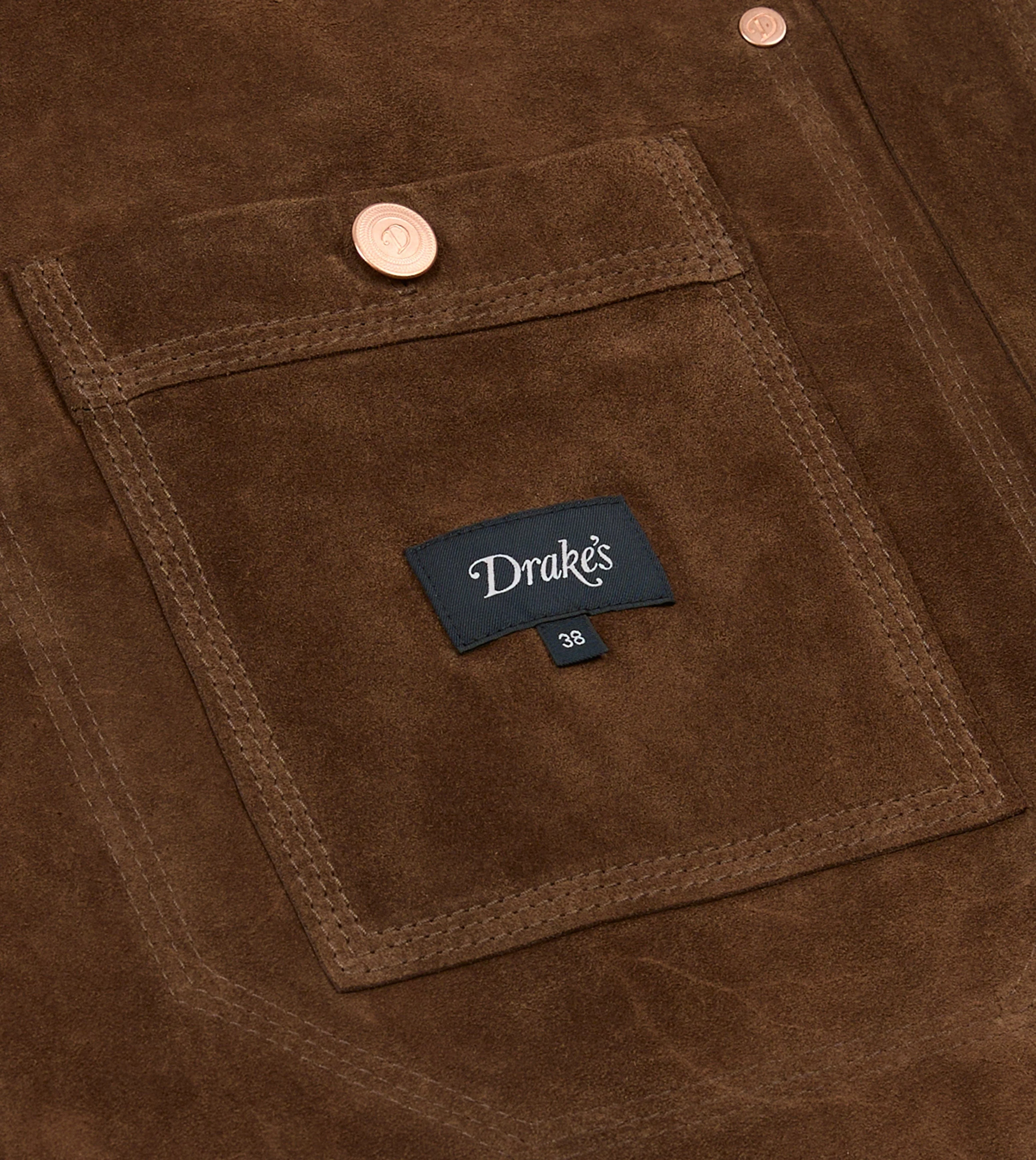 Brown Suede Welder Jacket - Image 7