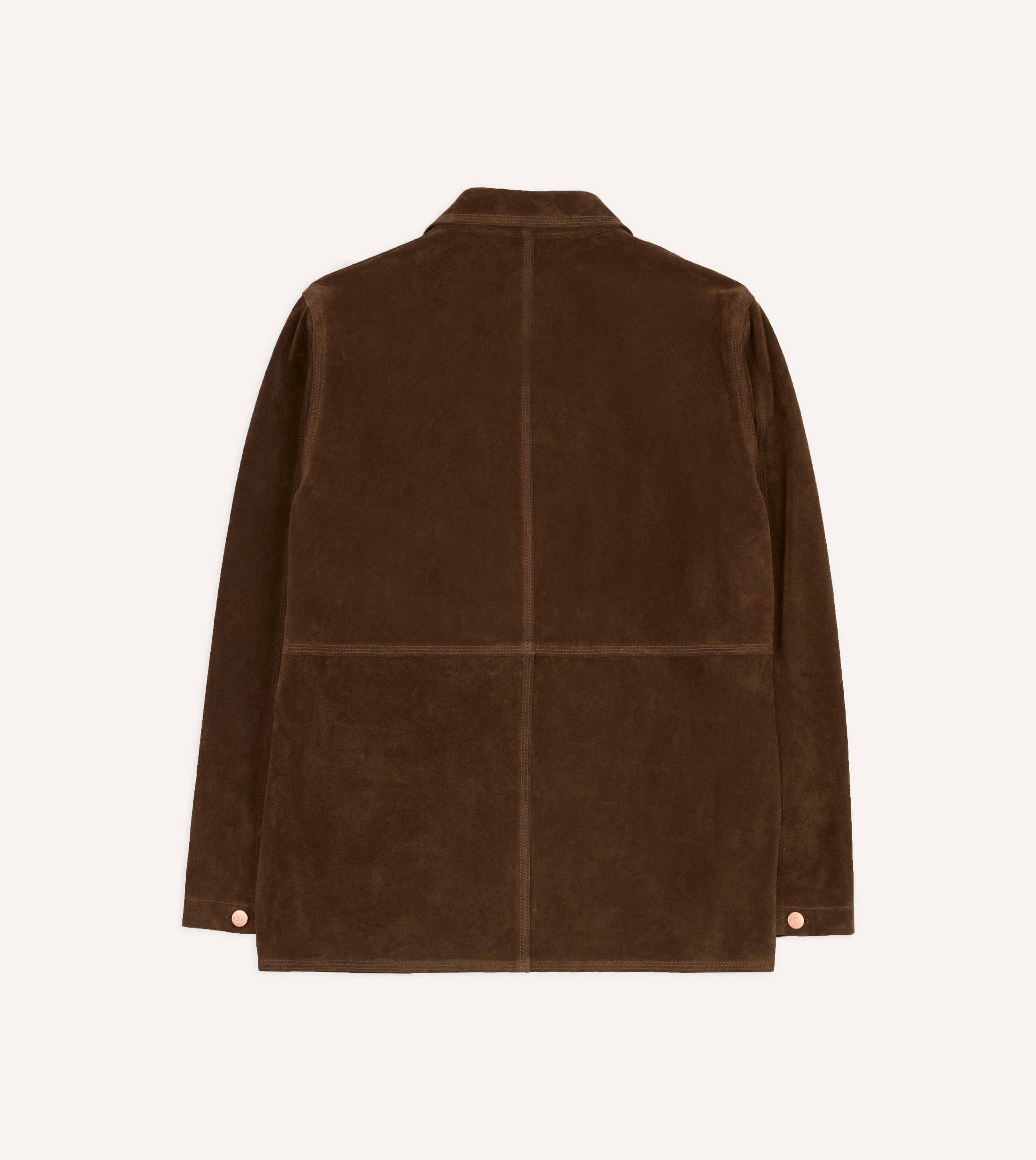 Brown Suede Welder Jacket - Image 8