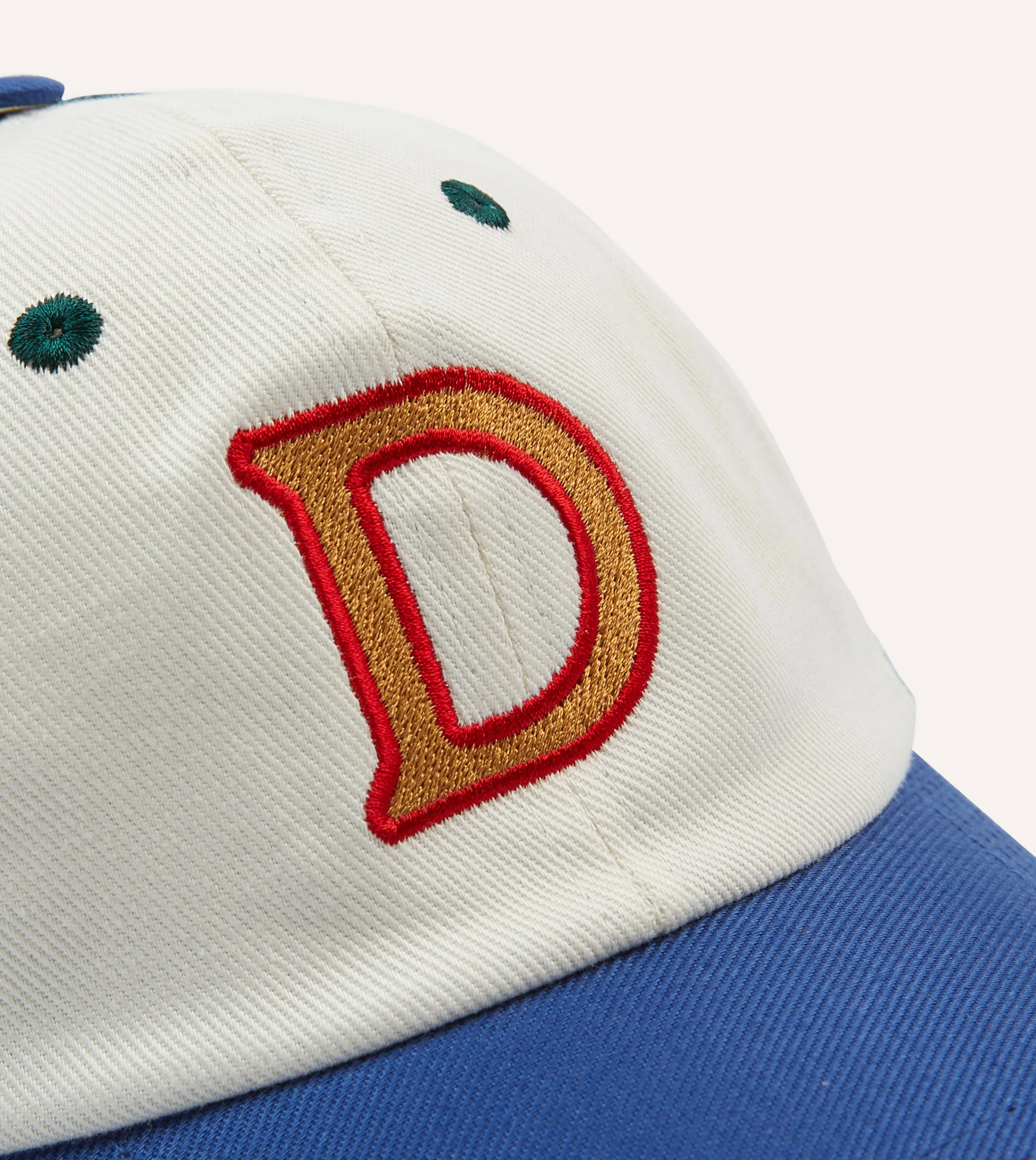 ‘D’ Emblem Cotton Twill Baseball Cap - Image 3