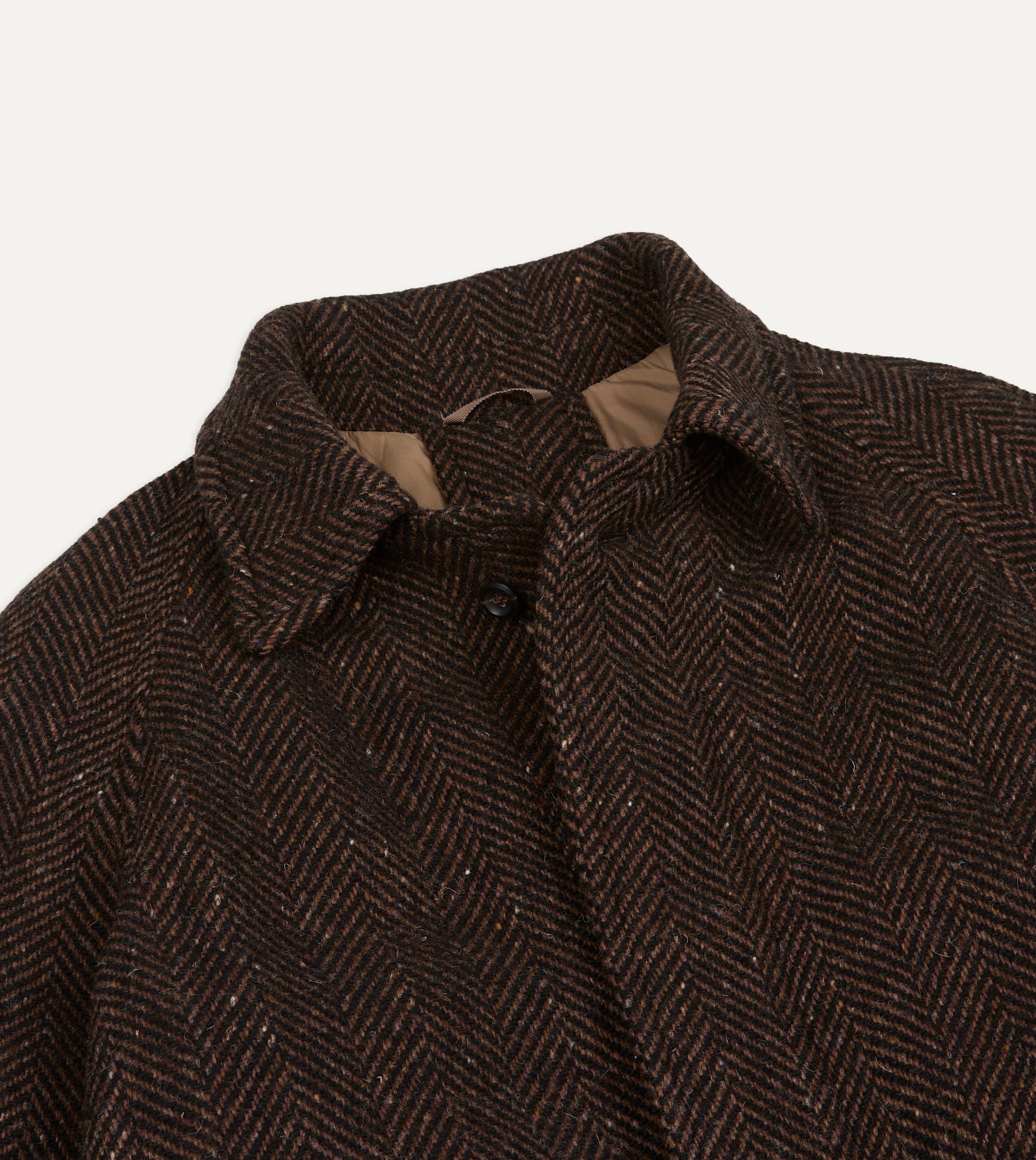 Drake’s by Nanga Quilted Raglan Coat - Image 3