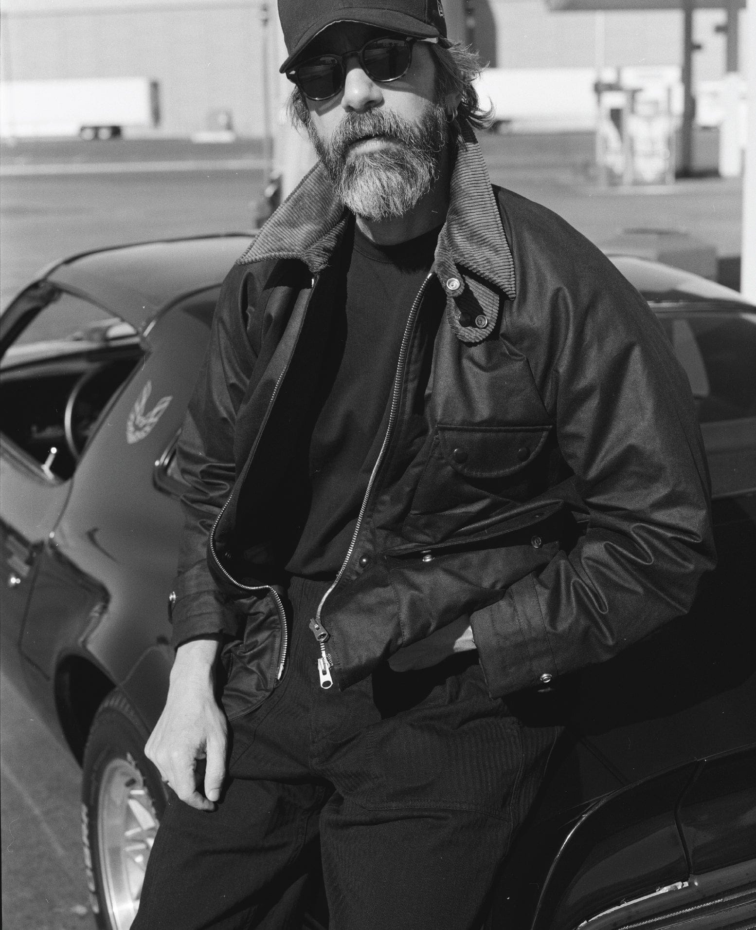 Drake's by A. Levine Black Waxed Coverall Jacket - Image 10