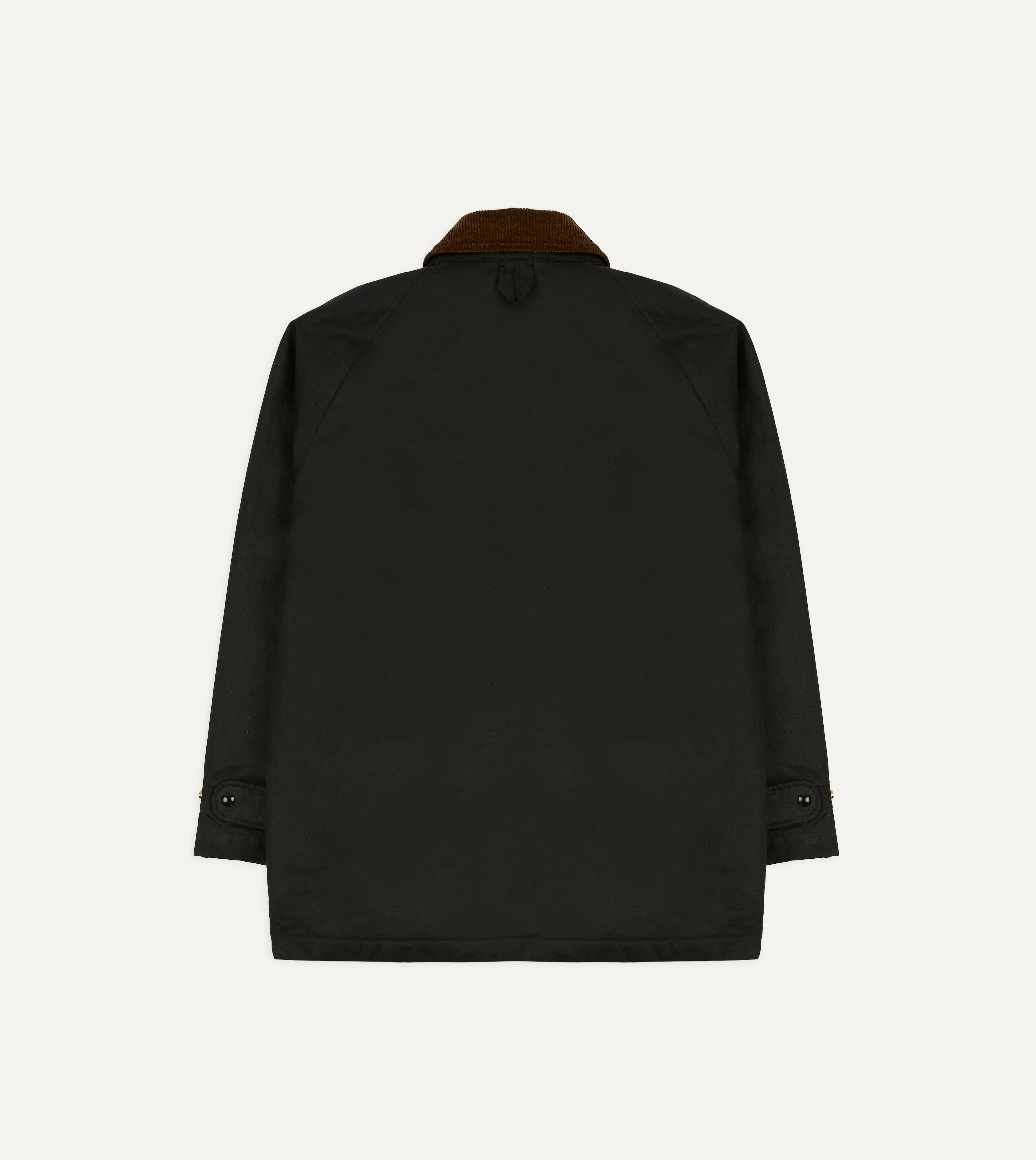 Drake's by A. Levine Black Waxed Coverall Jacket - Image 9