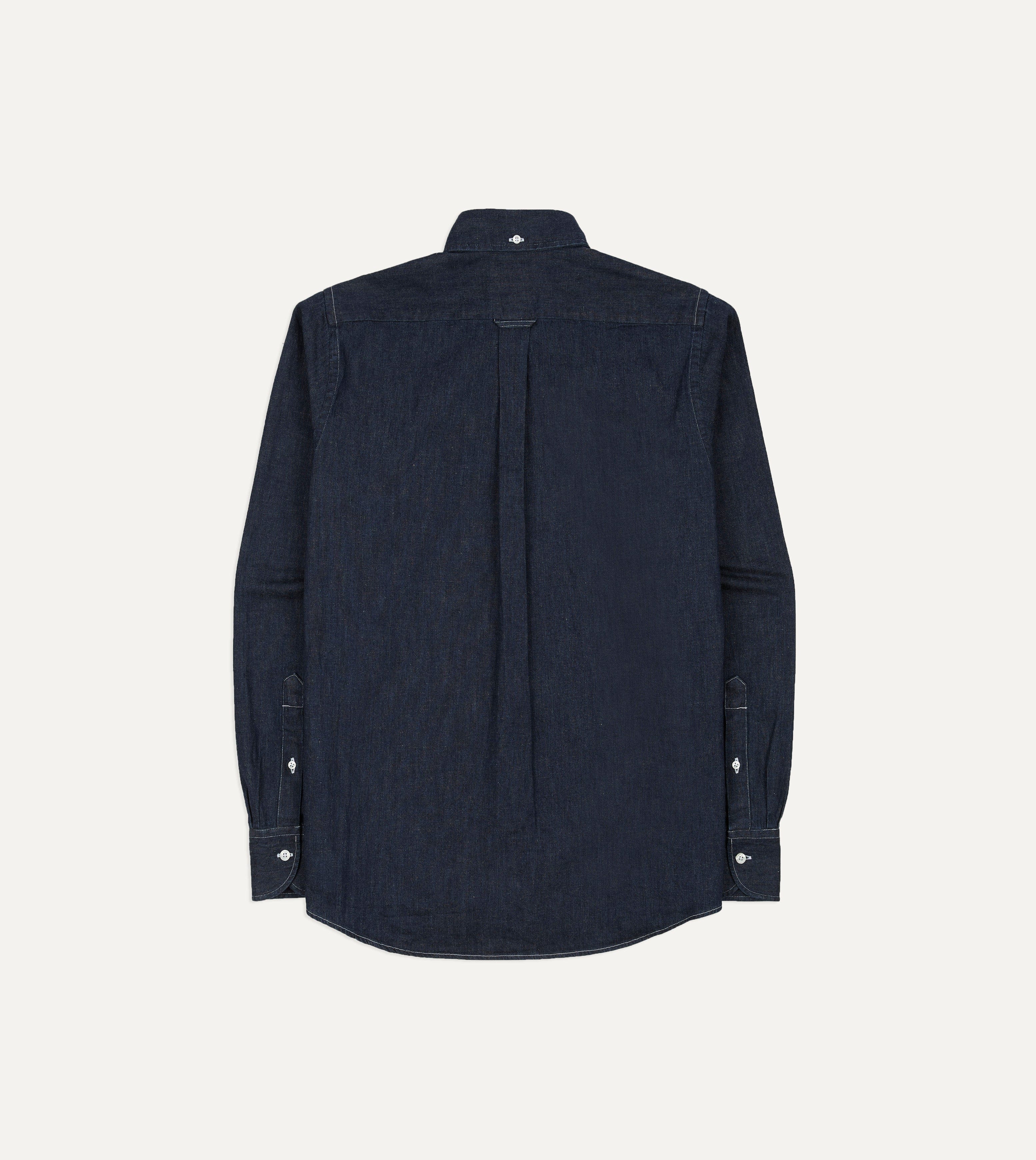 Drake's by A. Levine Denim Button-Down Shirt - Image 5