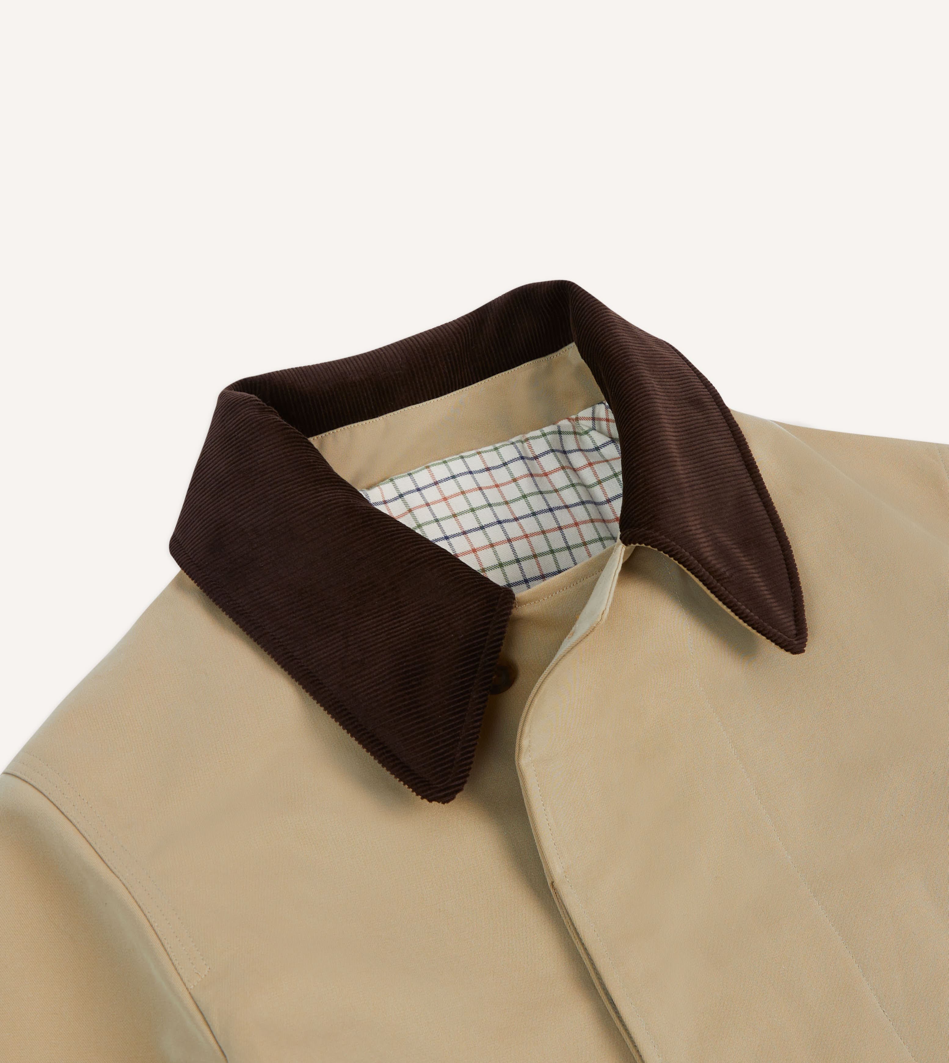 Drake's for Permanent Style Beige Rider's Raincoat - Image 3