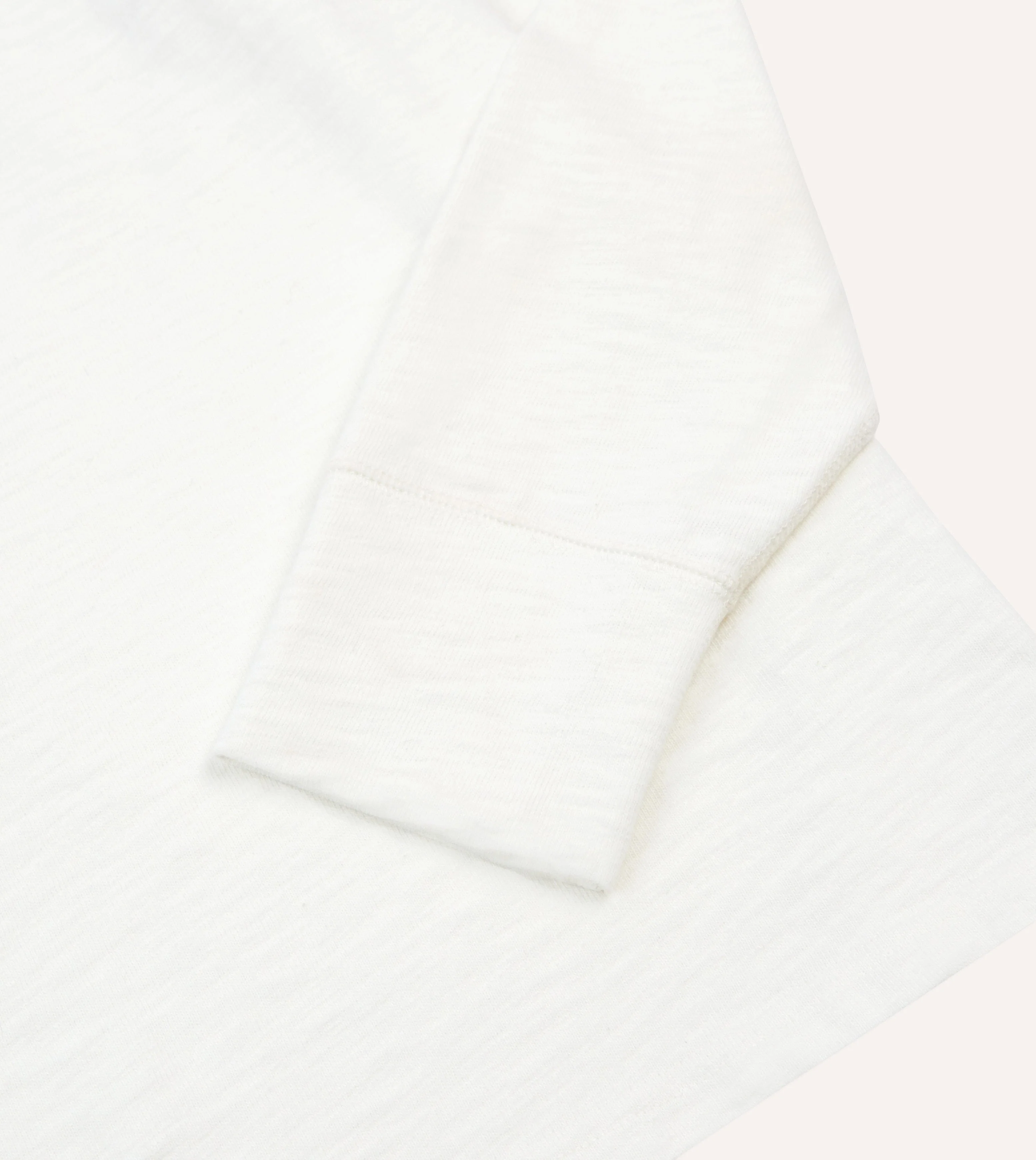 Ecru and Green Chevron Cotton Rugby Shirt - Image 5