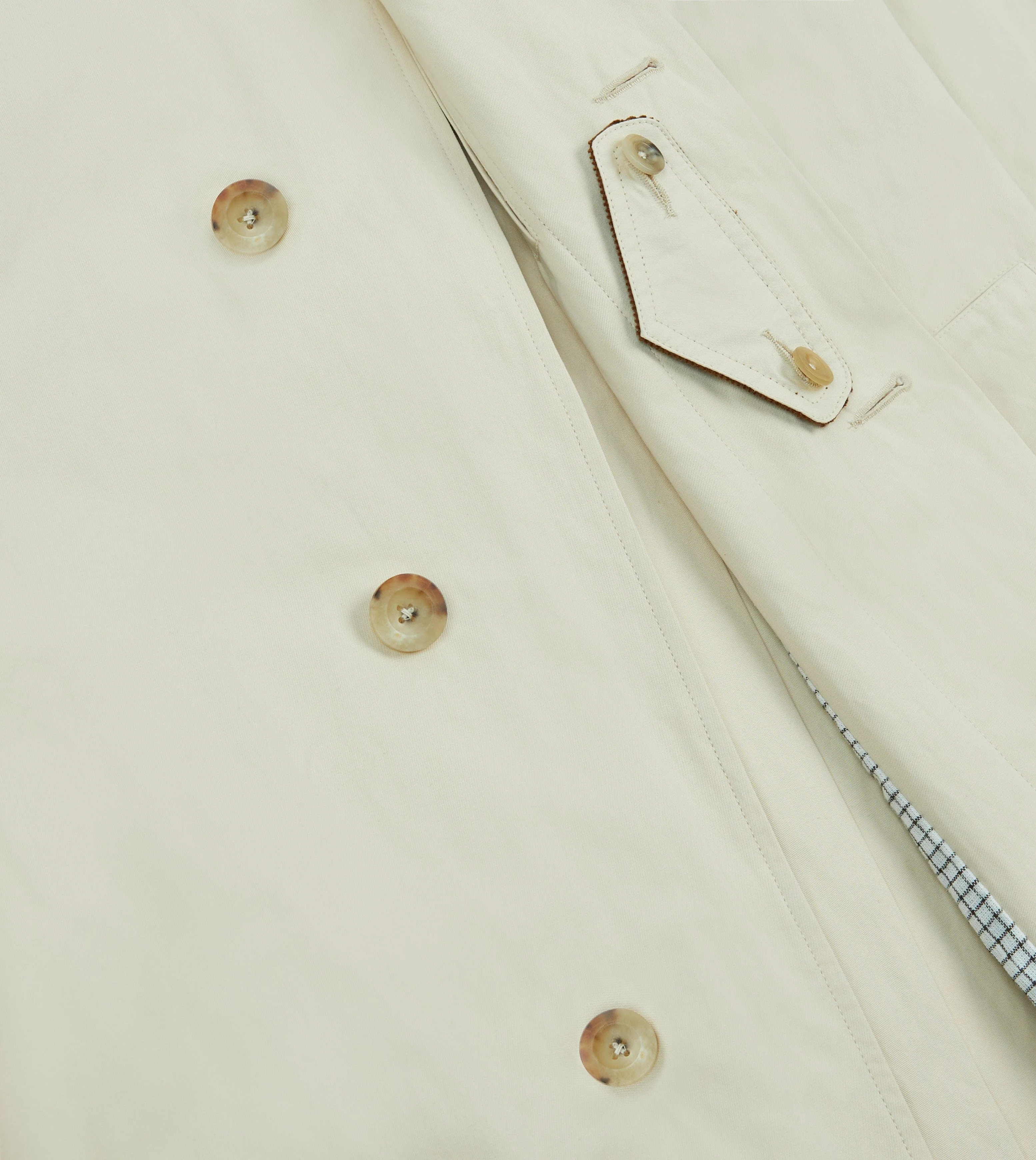 Ecru Cotton Dispatch Raincoat - Image 8