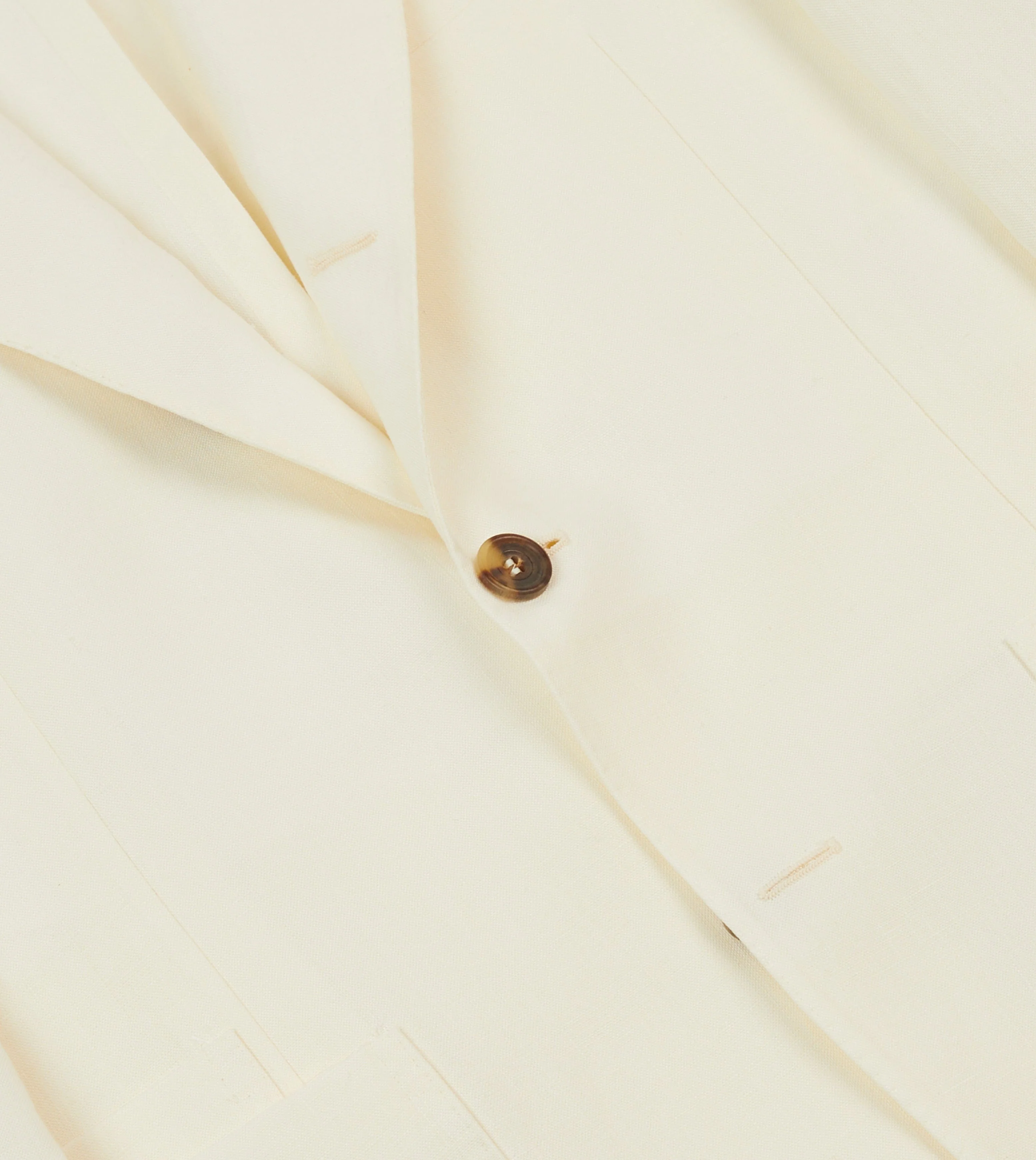 Ecru Irish Linen Tailored Jacket - Image 5