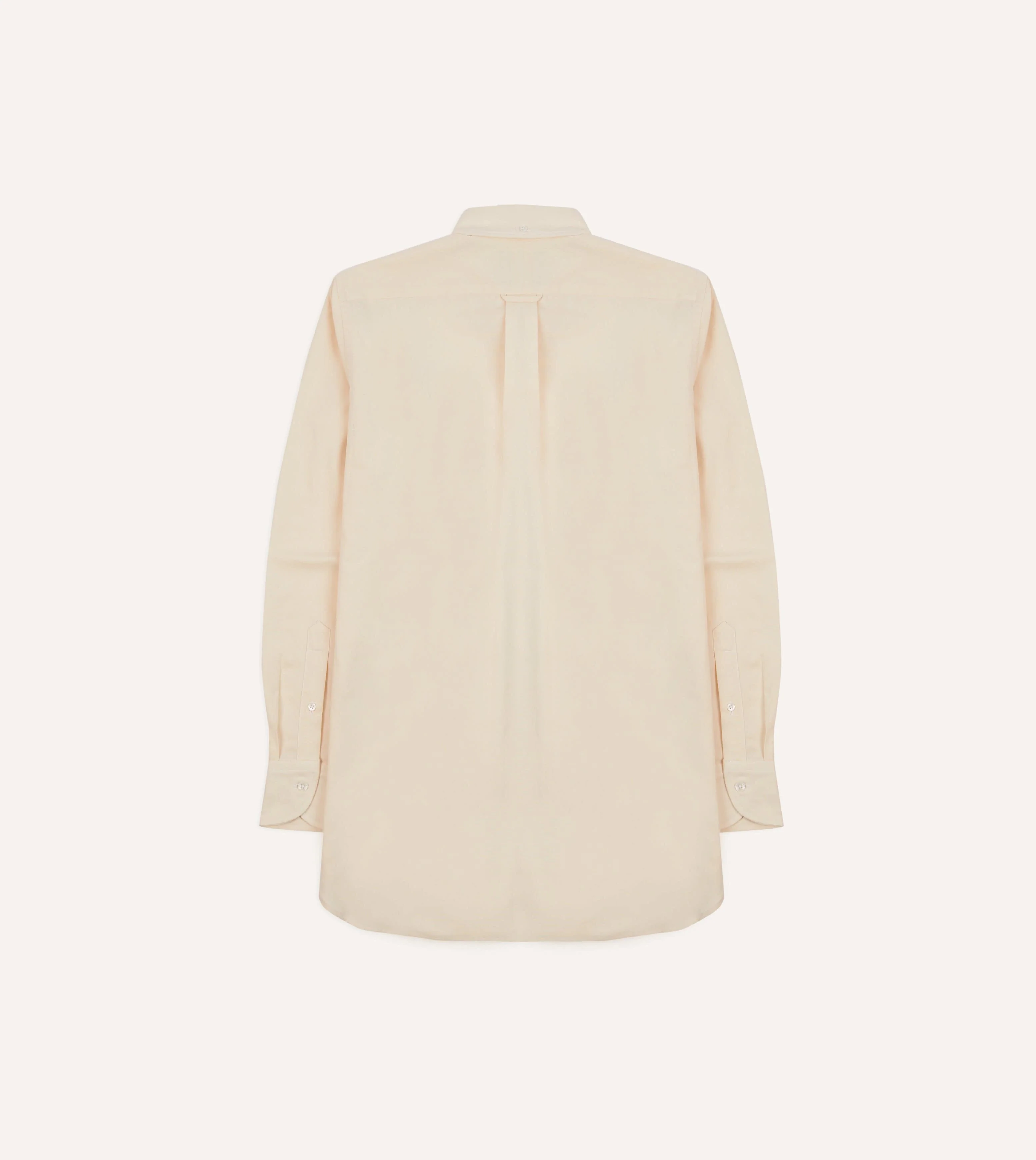 Ecru Pinpoint Oxford Cotton Cloth Button-Down Shirt - Image 6