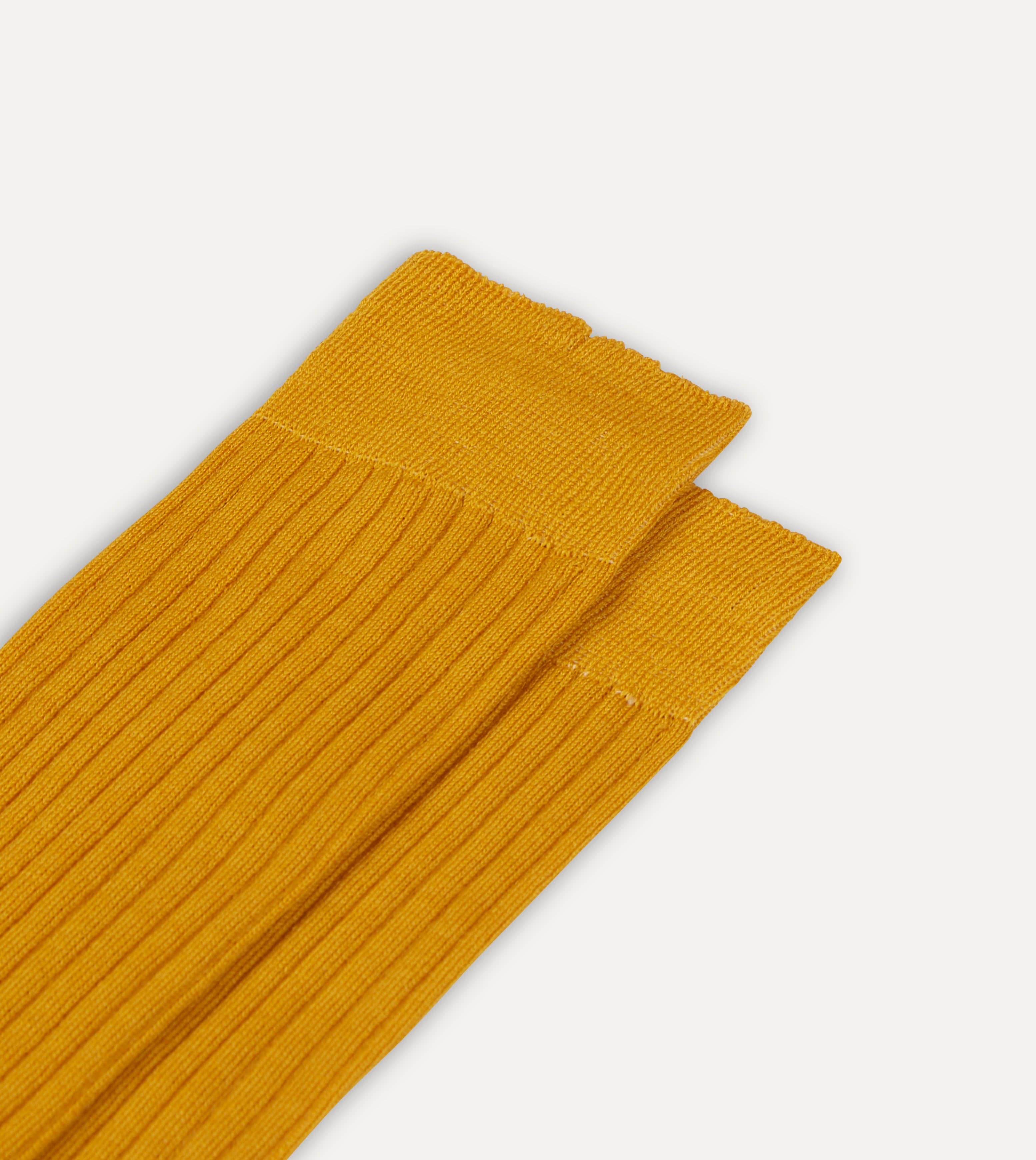 Gold Wool Over-the-Calf Socks - Image 3