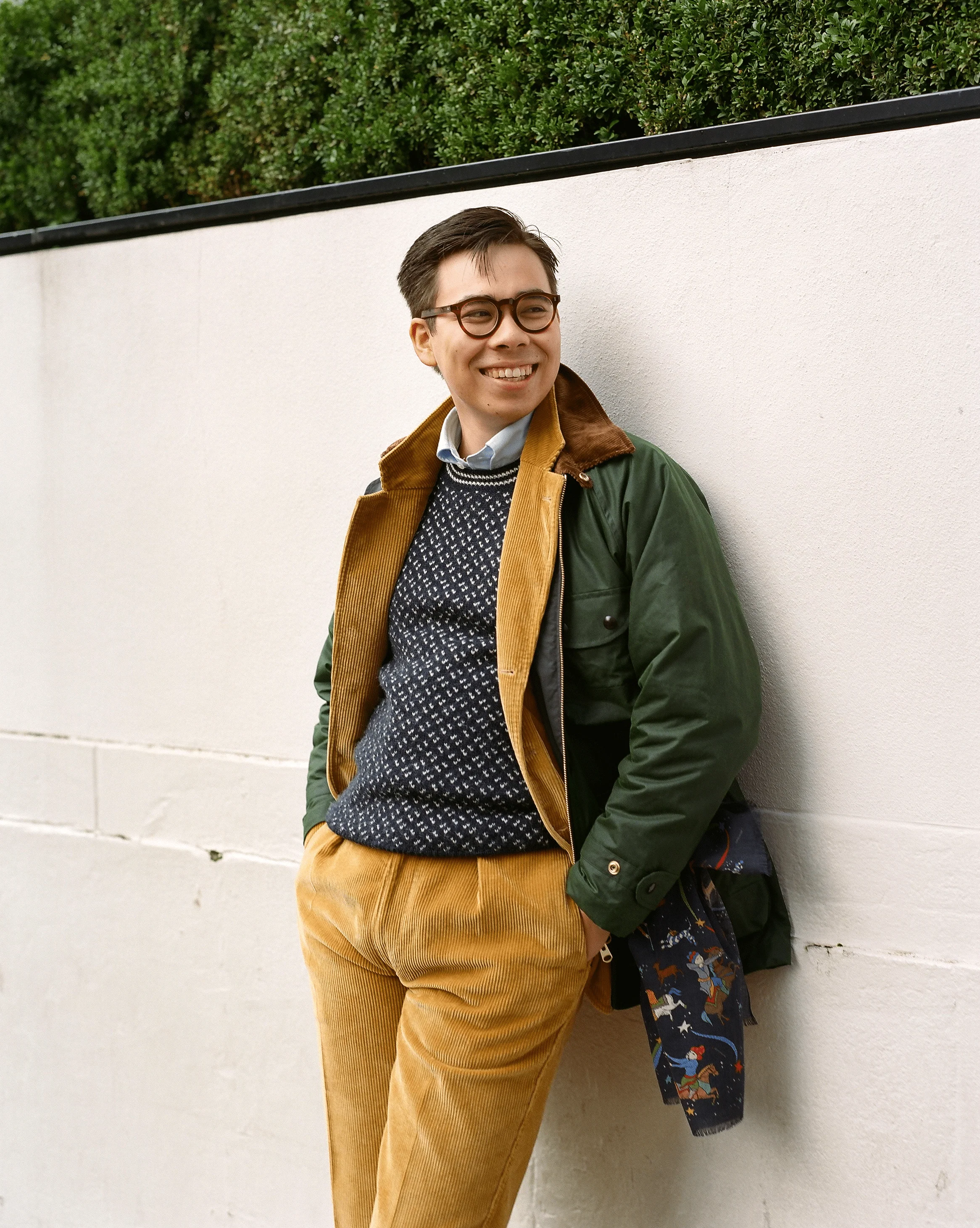 Green Waxed Coverall Jacket - Image 10