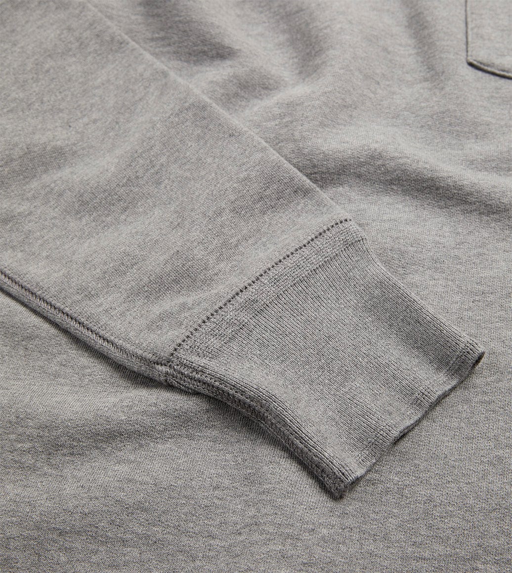 Grey Cotton Long-Sleeve Hiking Sweatshirt - Image 4