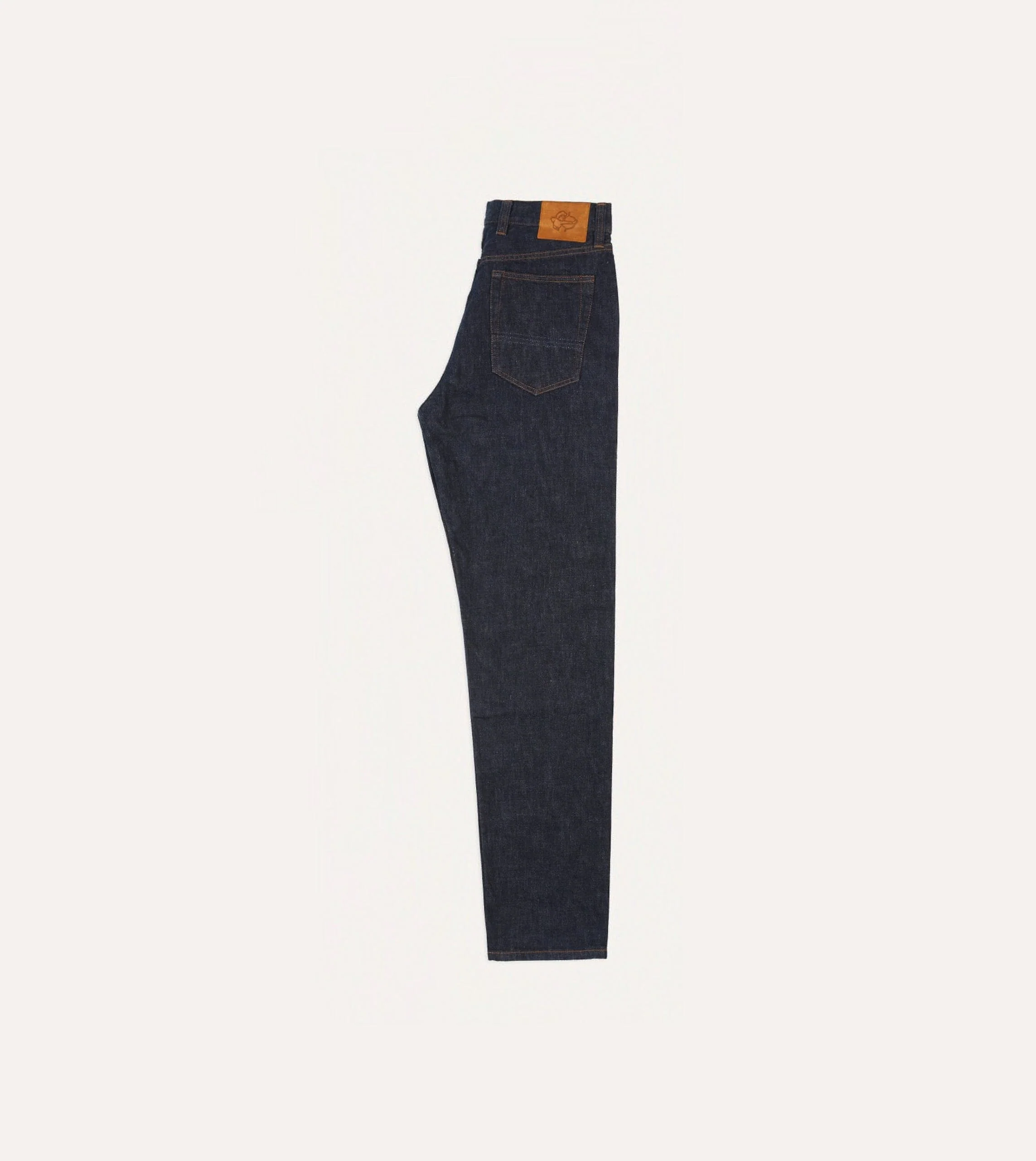 Indigo Rinse 14.2oz Japanese Selvedge Denim Five-Pocket Jeans - Image 7
