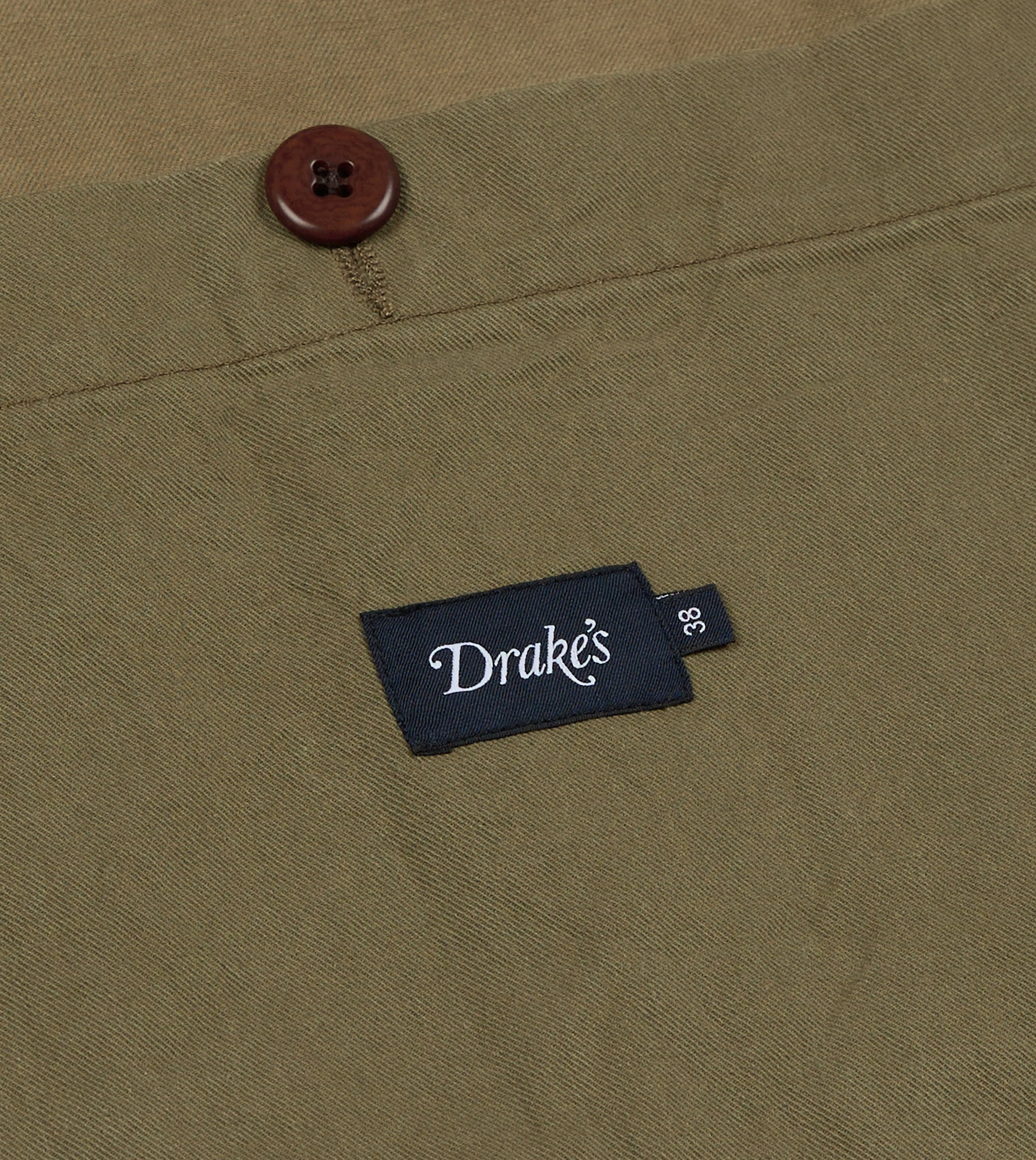 Khaki Cotton Twill Fatigue Jacket - Image 7