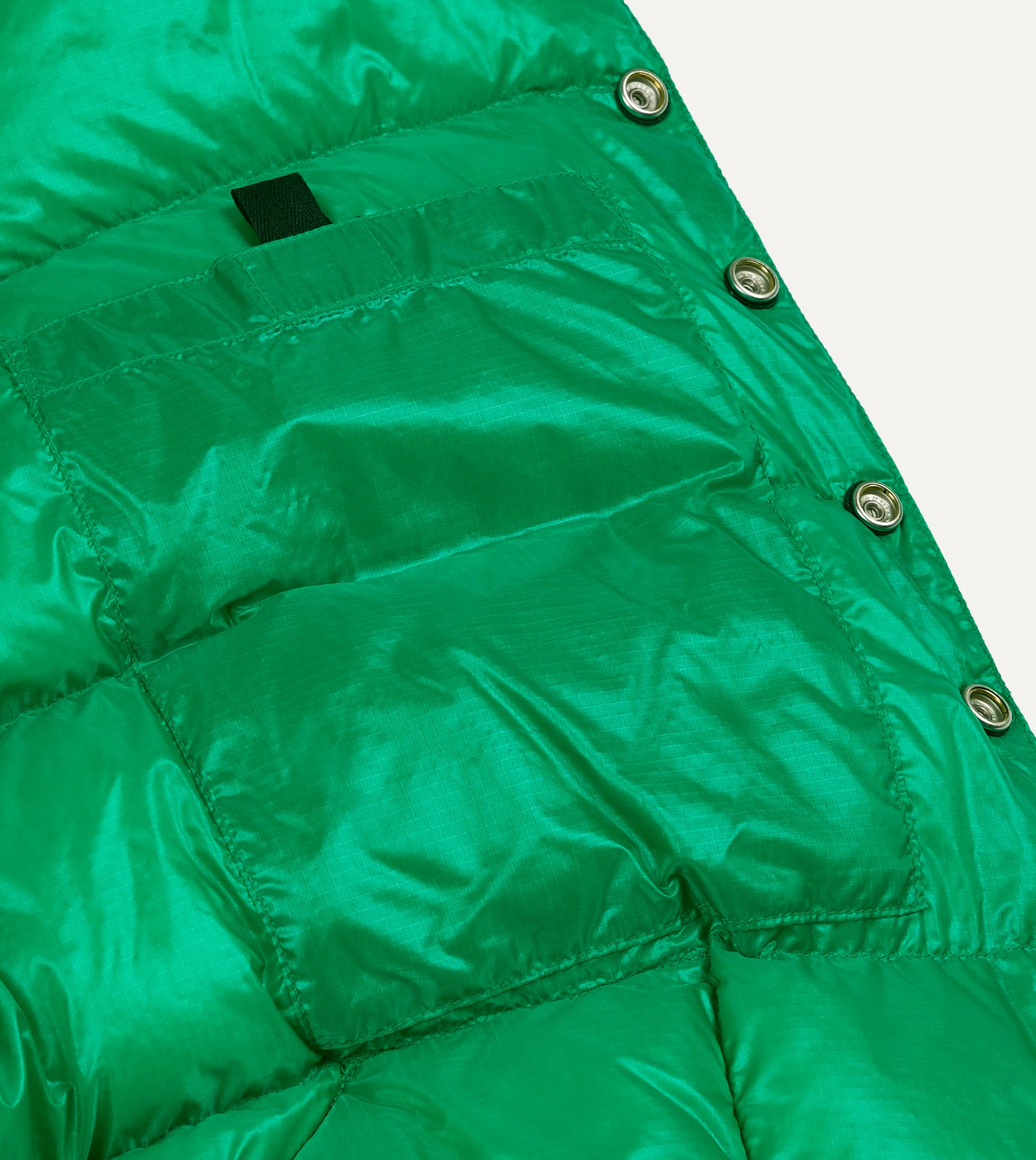 Kluane Mountaineering Green Nylon Snap Parka - Image 7