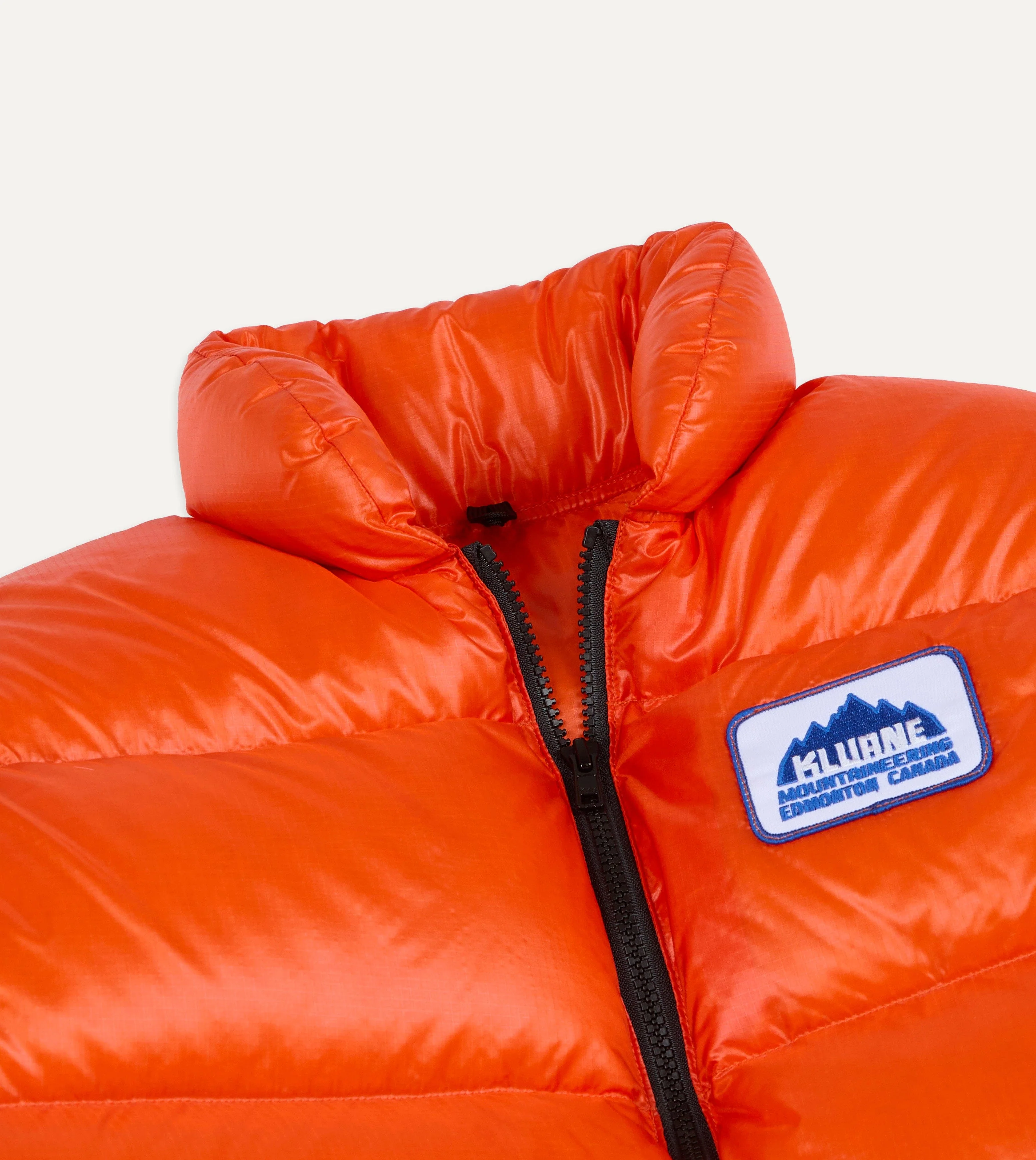 Kluane Mountaineering Orange Nylon Inner Parka - Image 3
