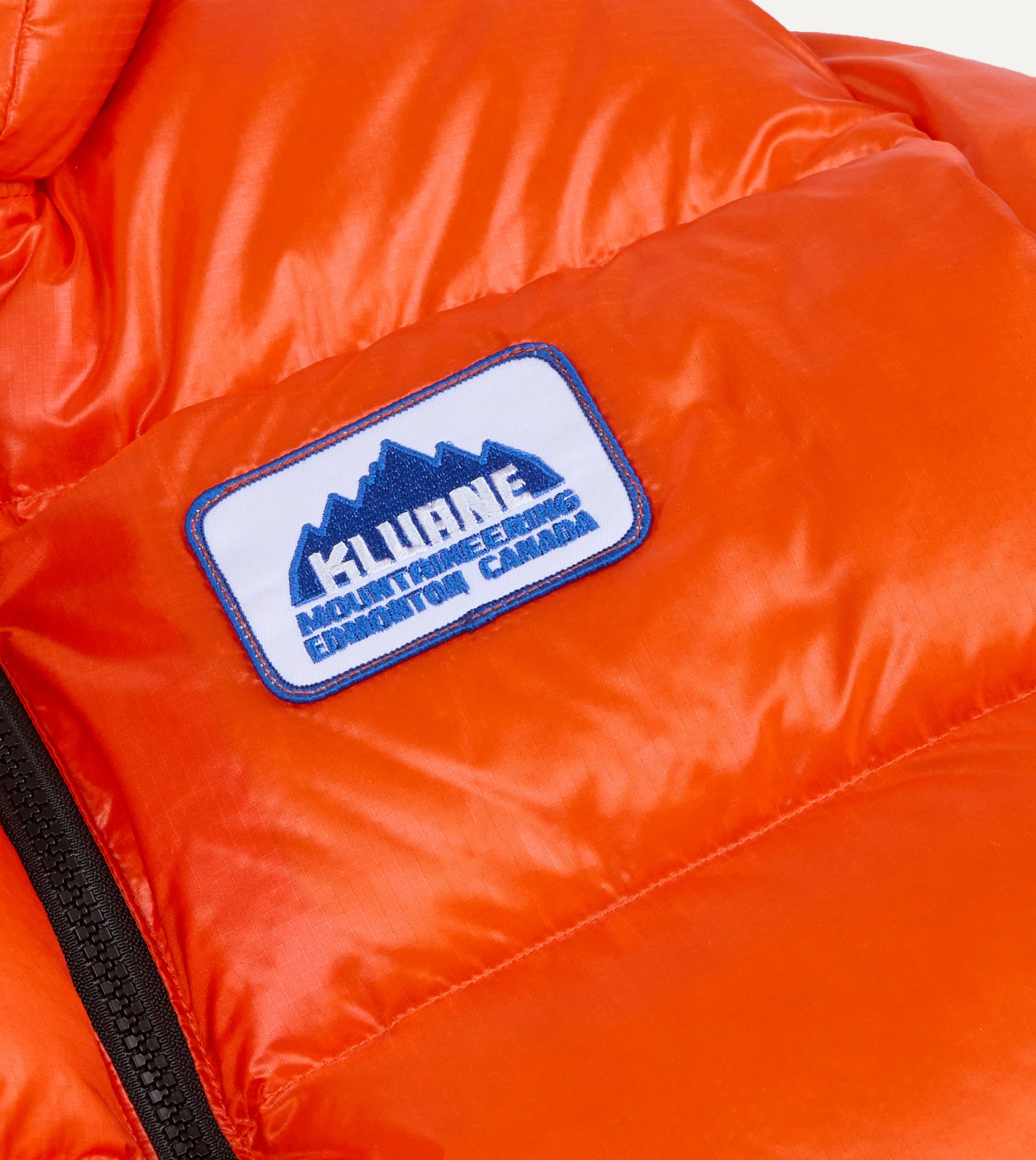 Kluane Mountaineering Orange Nylon Inner Parka - Image 4