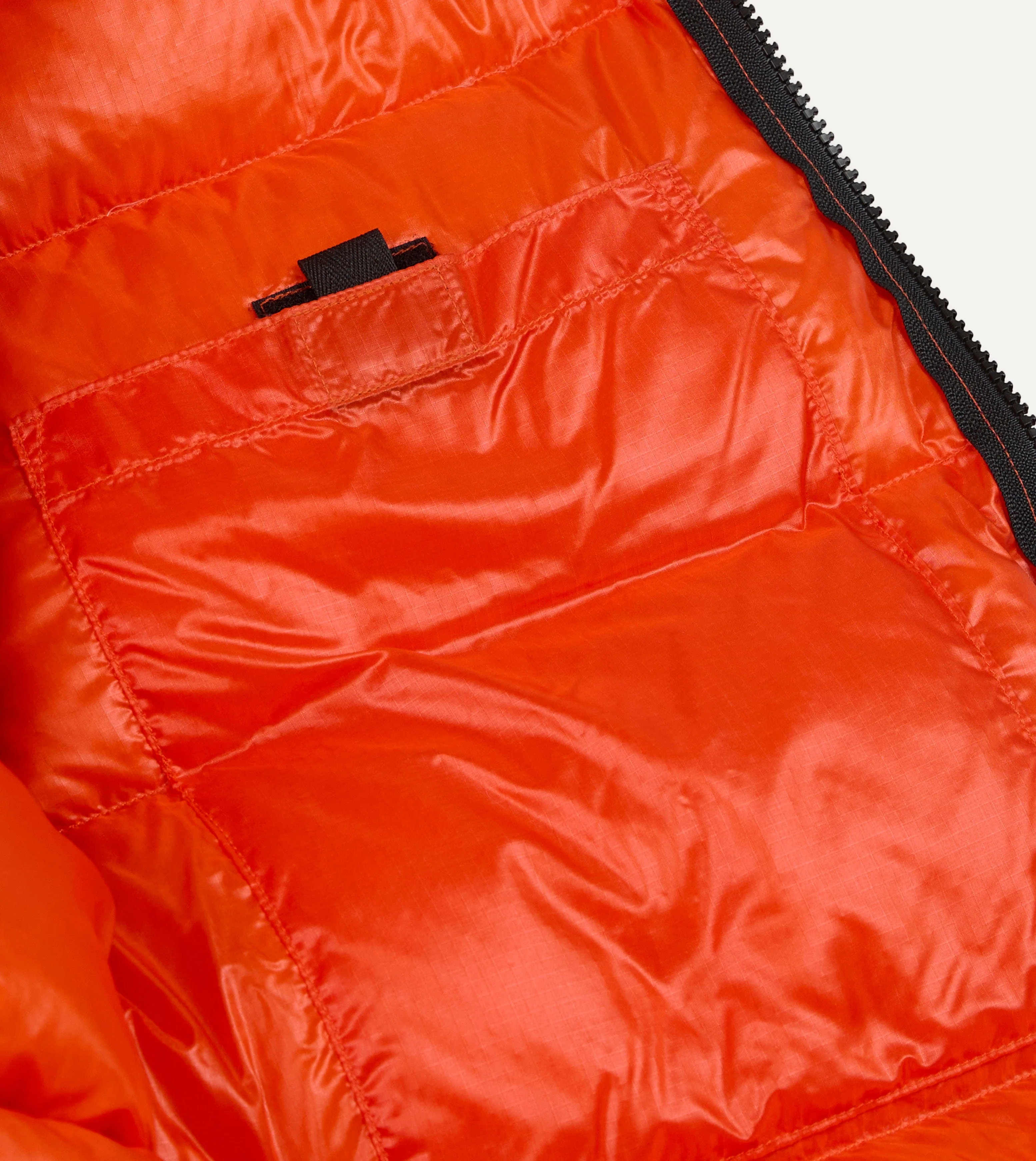 Kluane Mountaineering Orange Nylon Inner Parka - Image 6