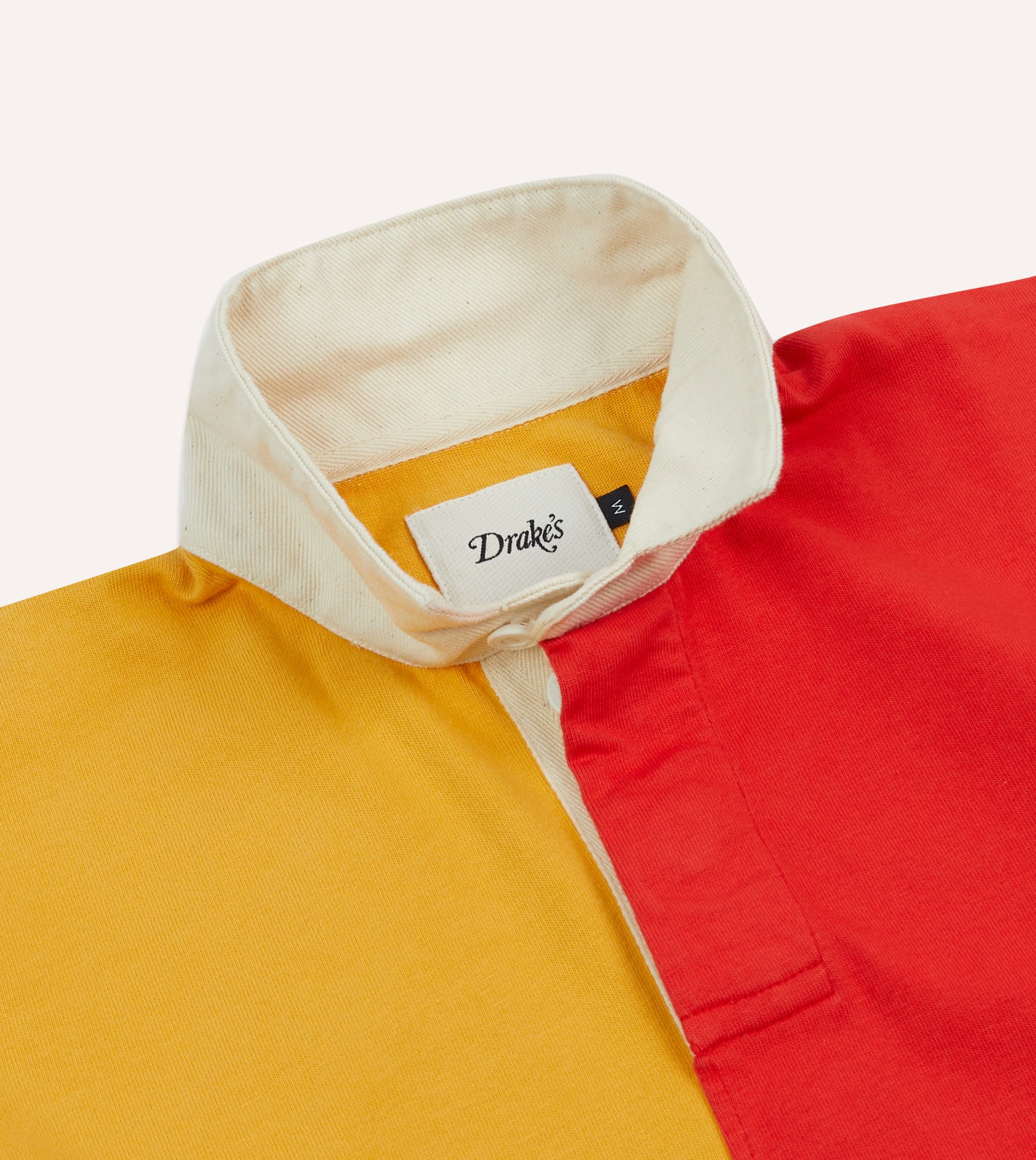 Multi Panelled Cotton Rugby Shirt - Image 4