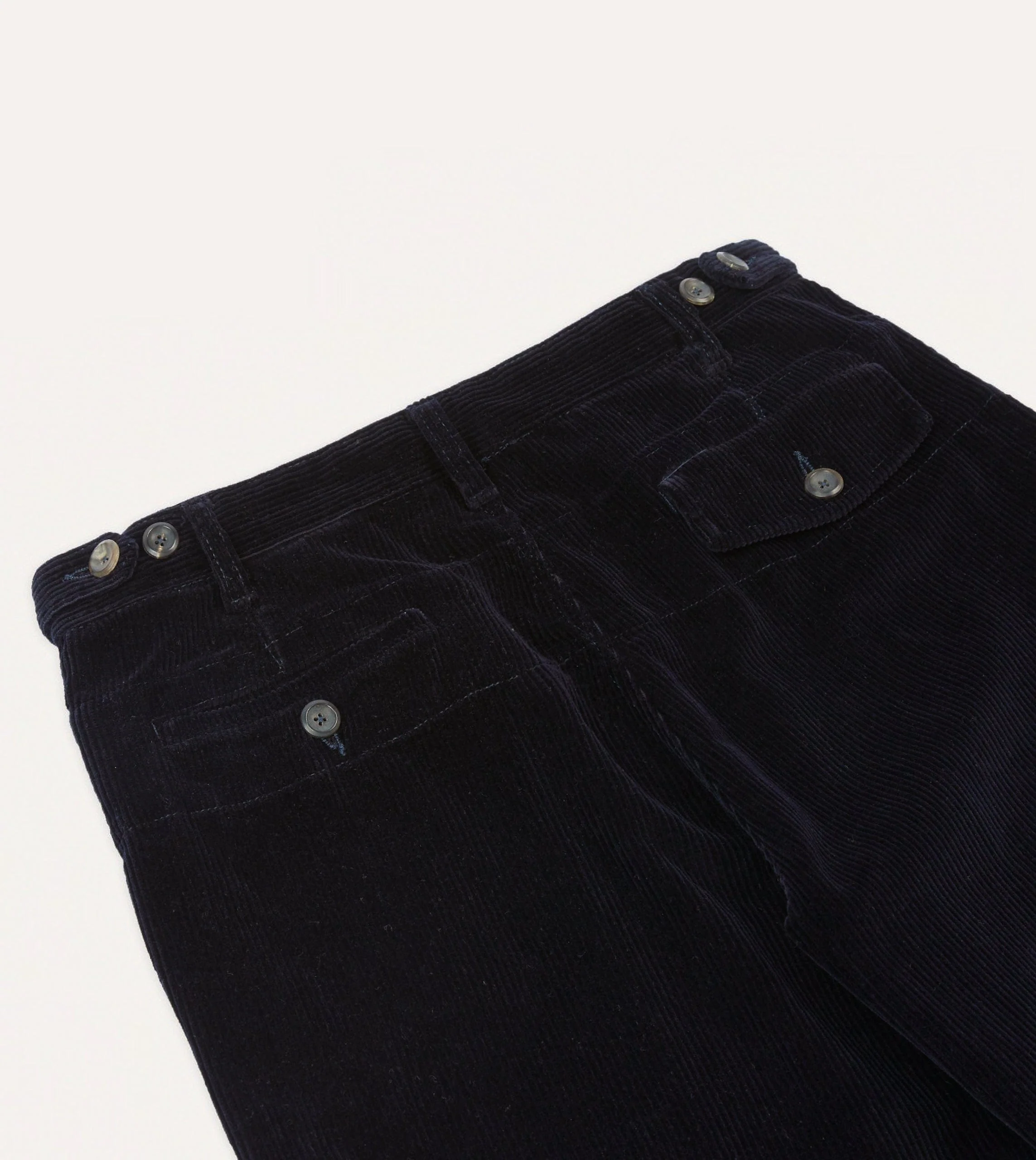 Navy Cotton Corduroy Games Trousers - Image 5
