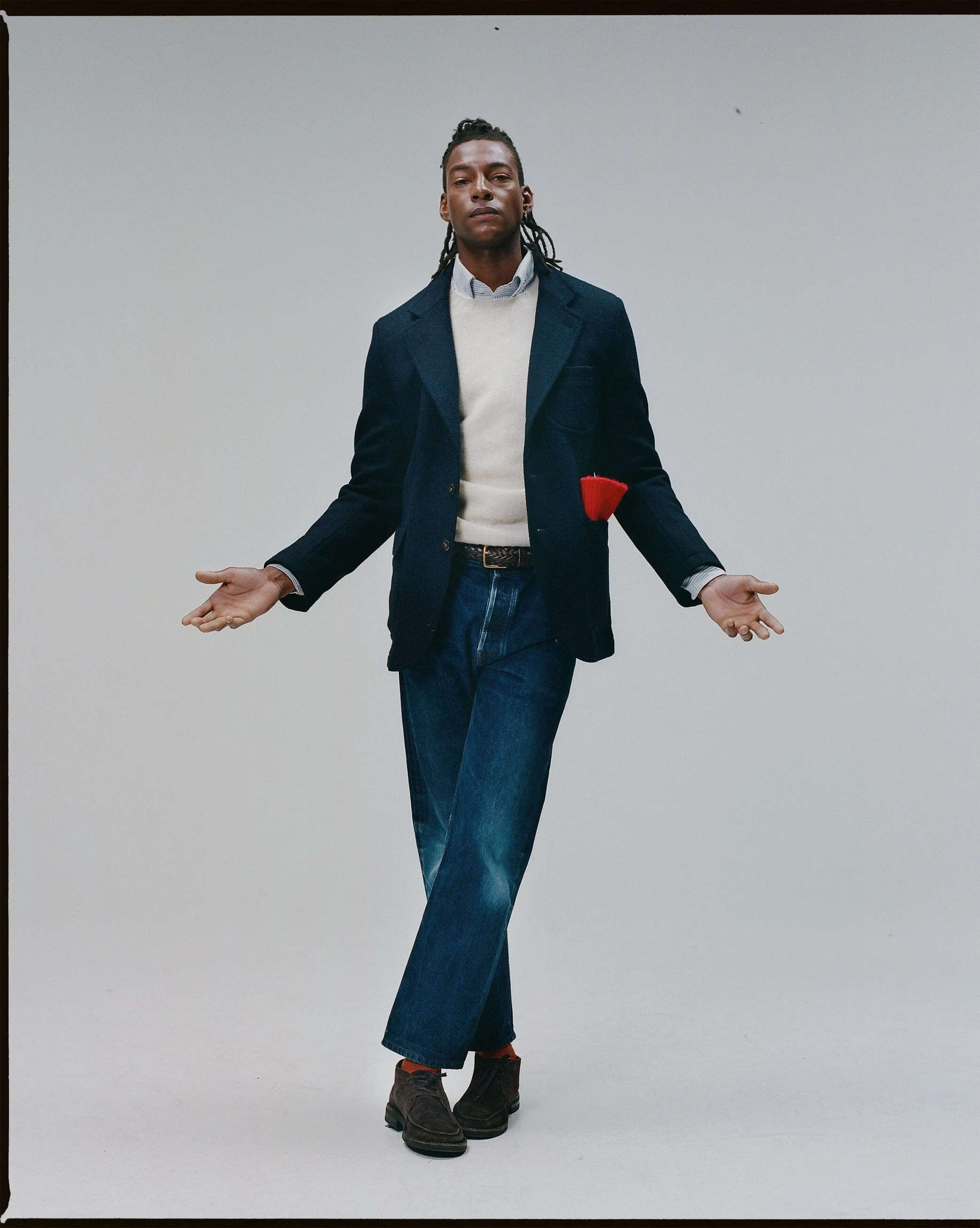 Navy Harris Tweed Games Blazer Mk. VII - Image 11