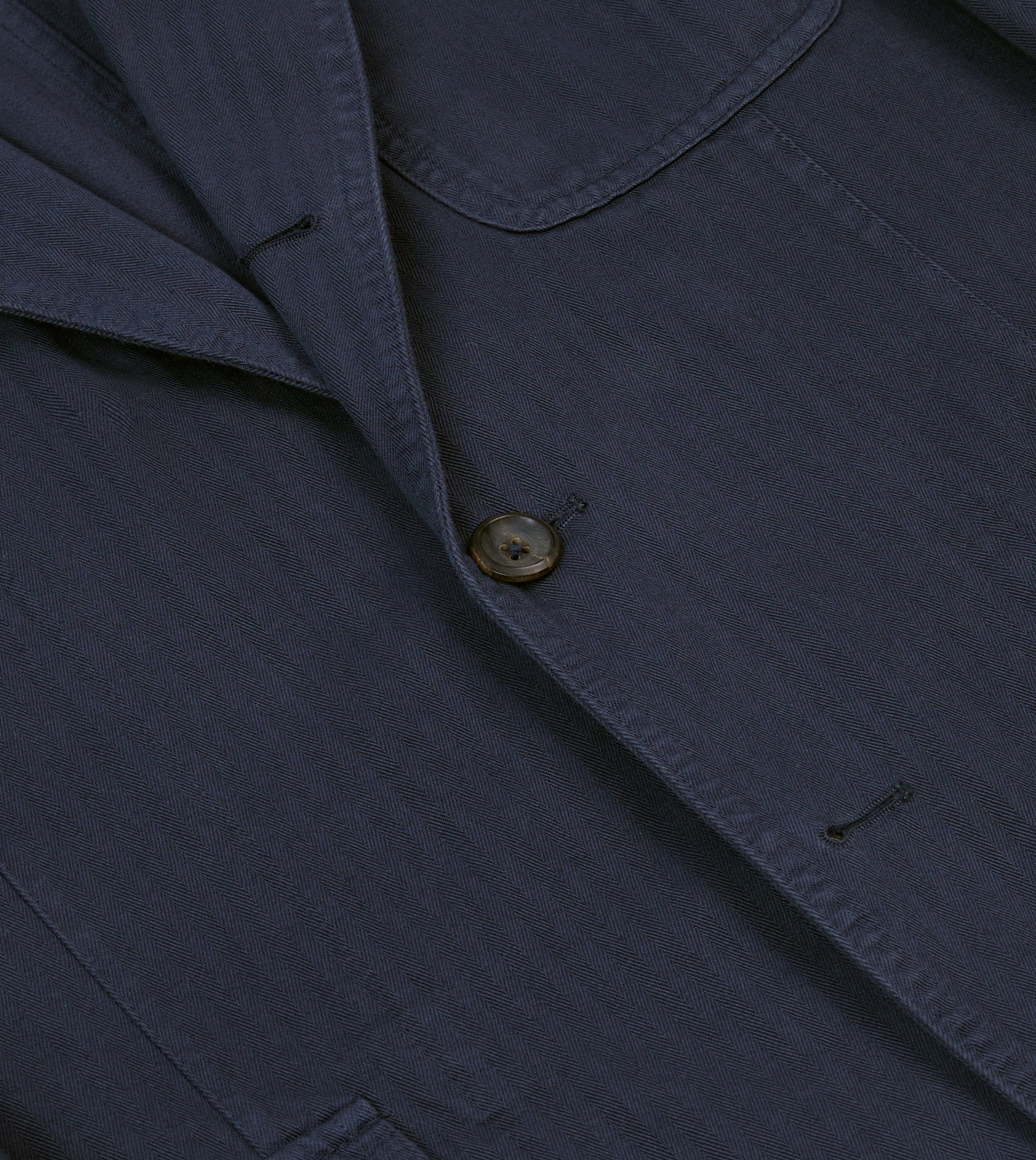 Navy Herringbone Cotton Games Blazer Mk. I - Image 4