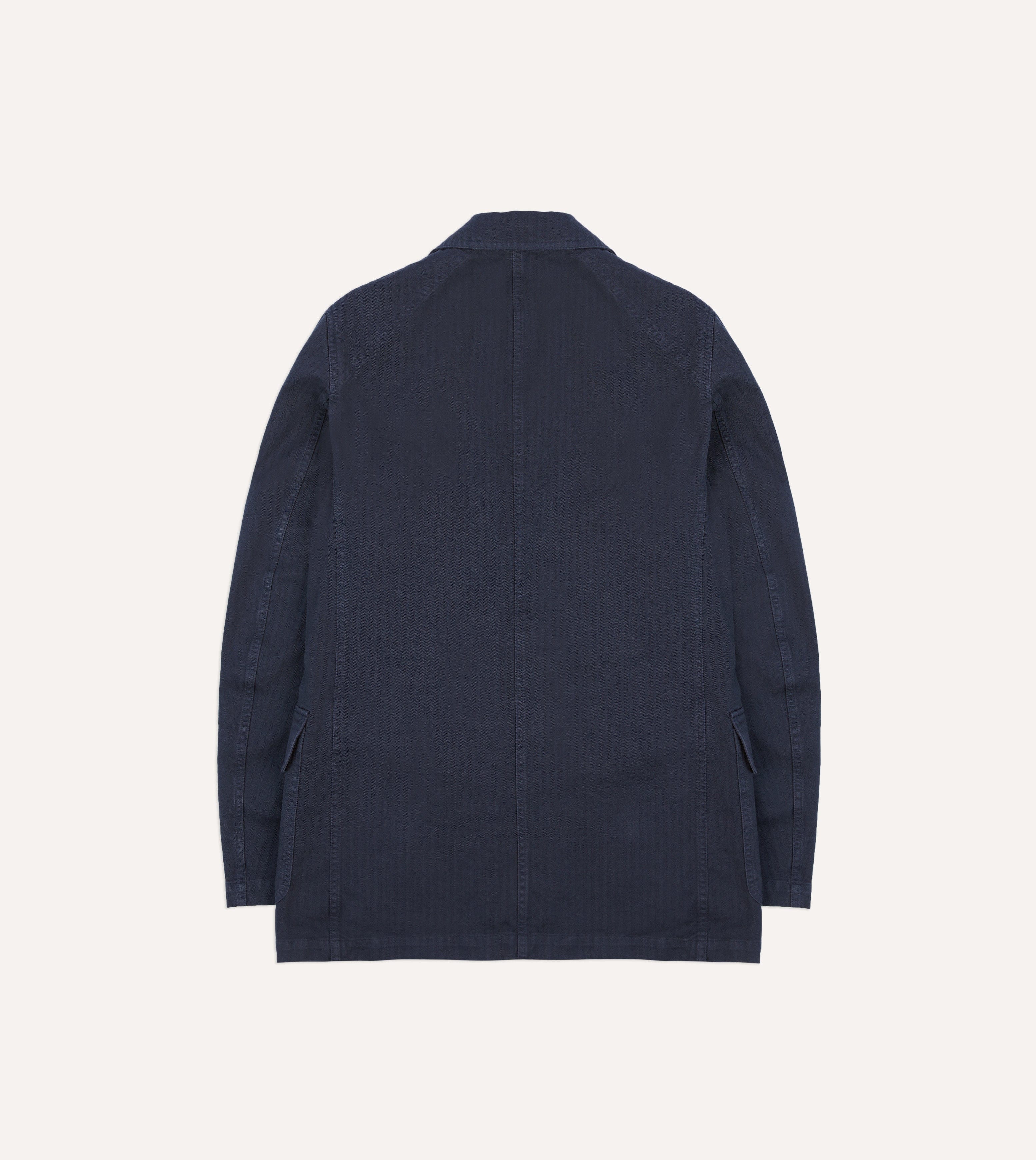 Navy Herringbone Cotton Games Blazer Mk. I - Image 7
