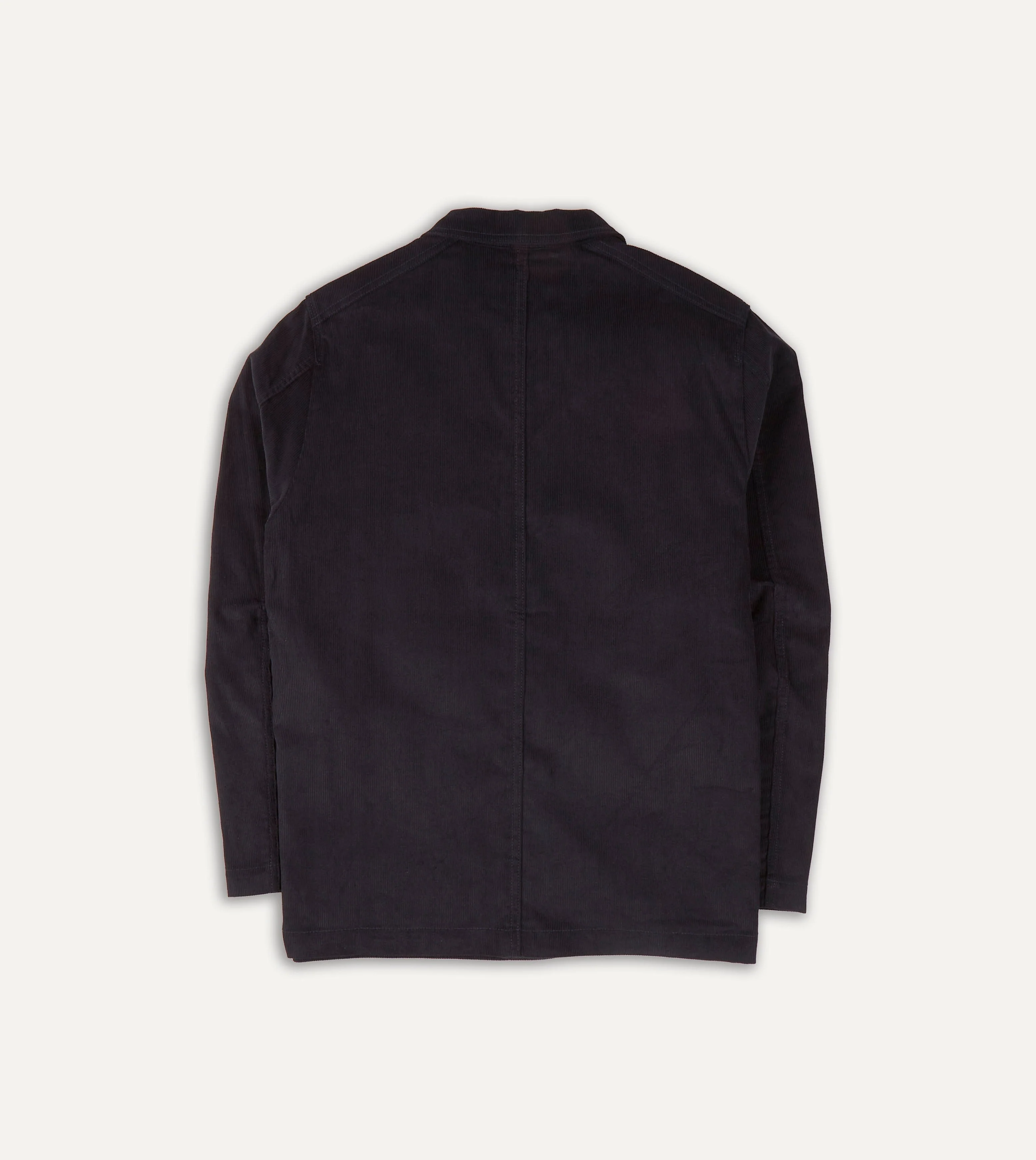 Navy Japanese Selvedge Corduroy Five-Pocket Chore Jacket - Image 6