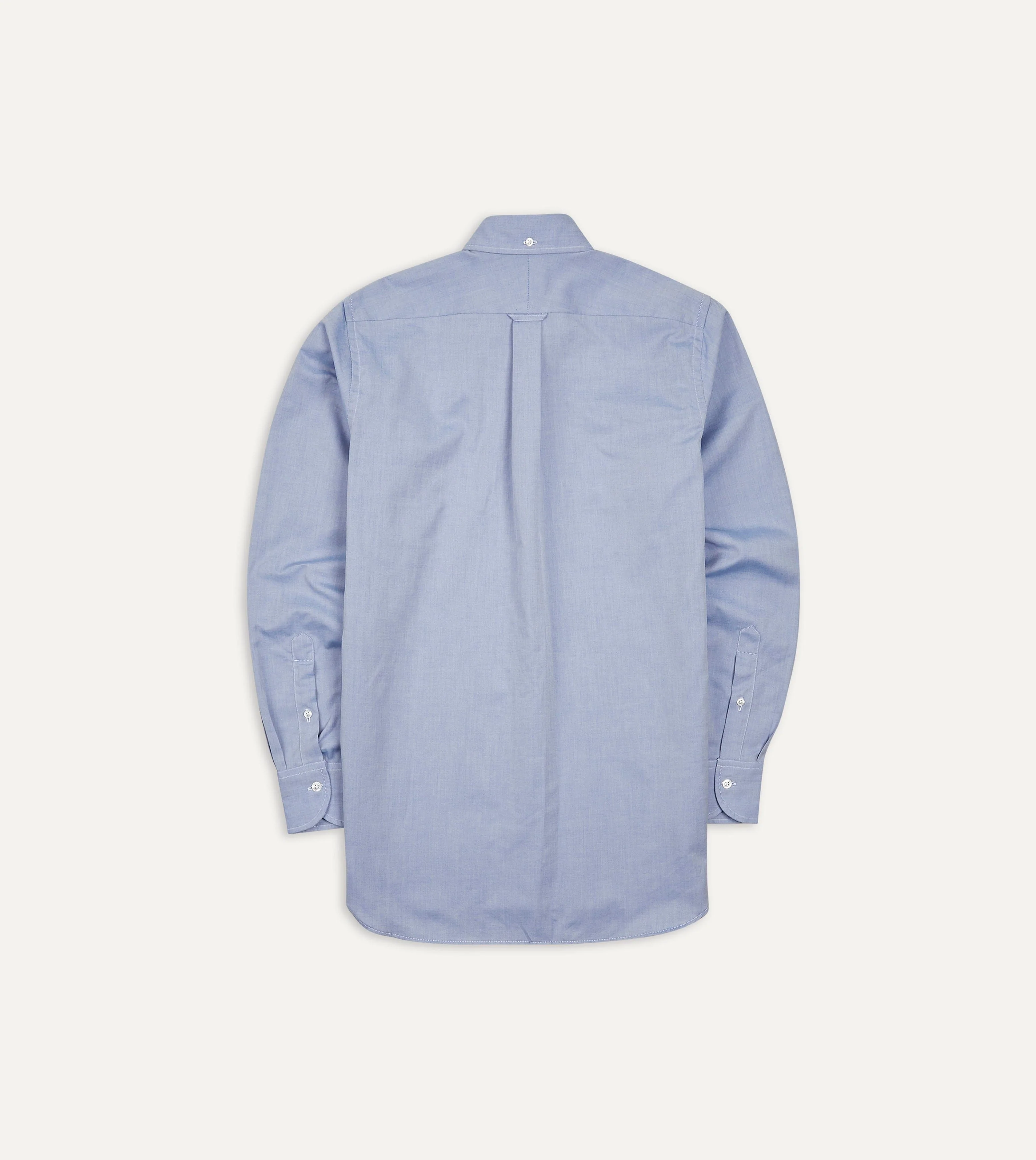 Navy Pinpoint Oxford Cotton Cloth Button-Down Shirt - Image 6