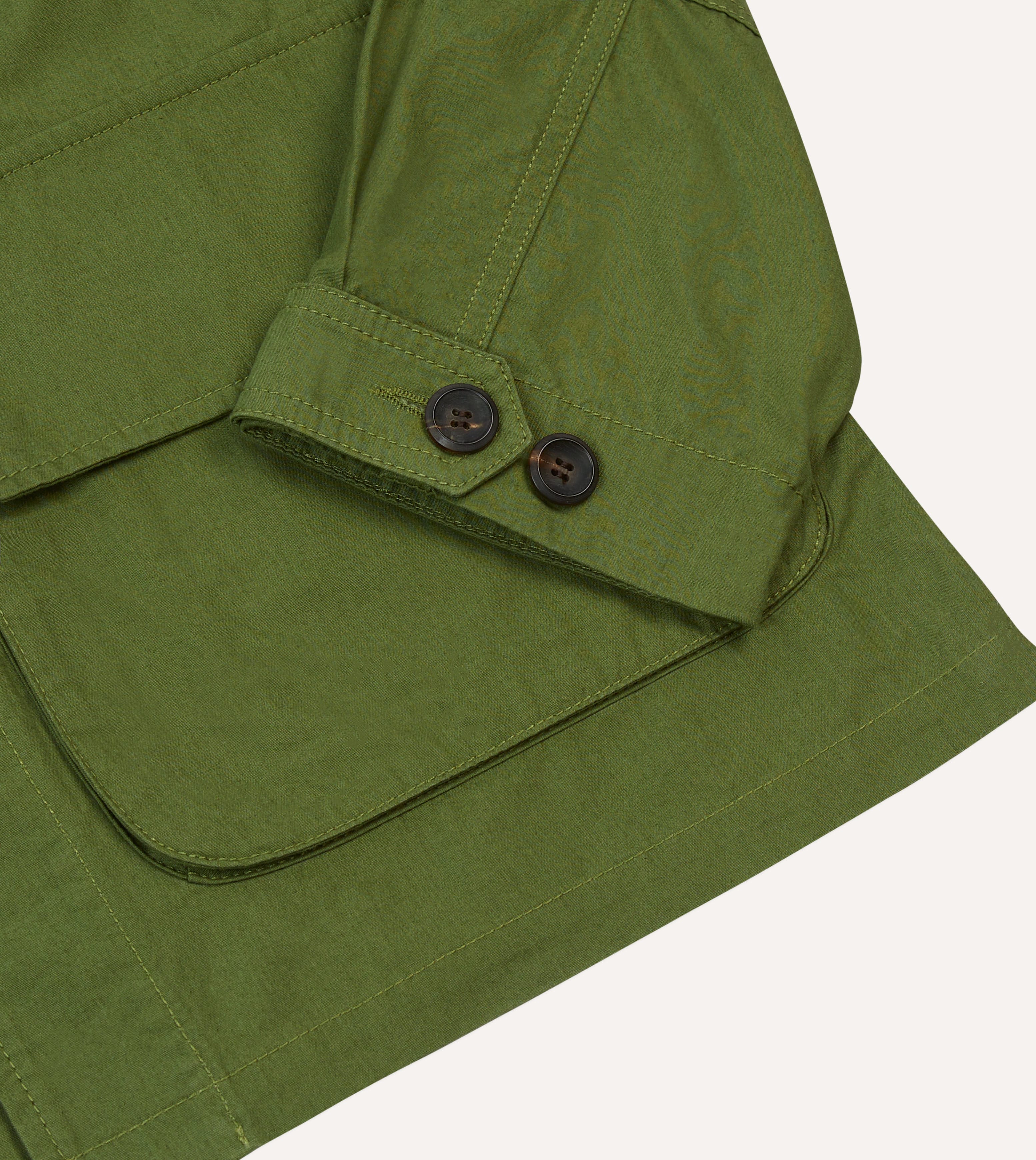 Olive Cotton Jungle Jacket - Image 5