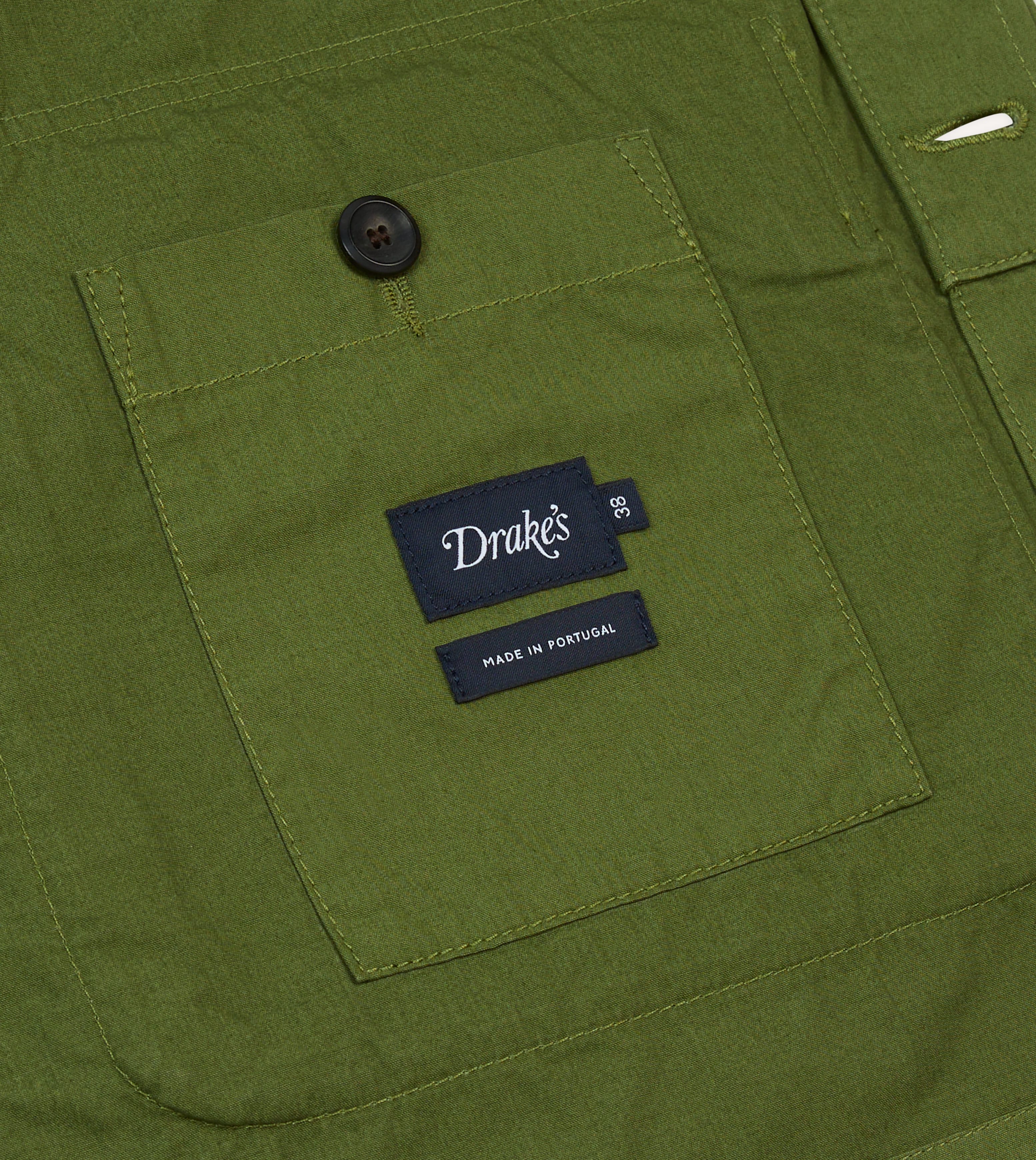 Olive Cotton Jungle Jacket - Image 7