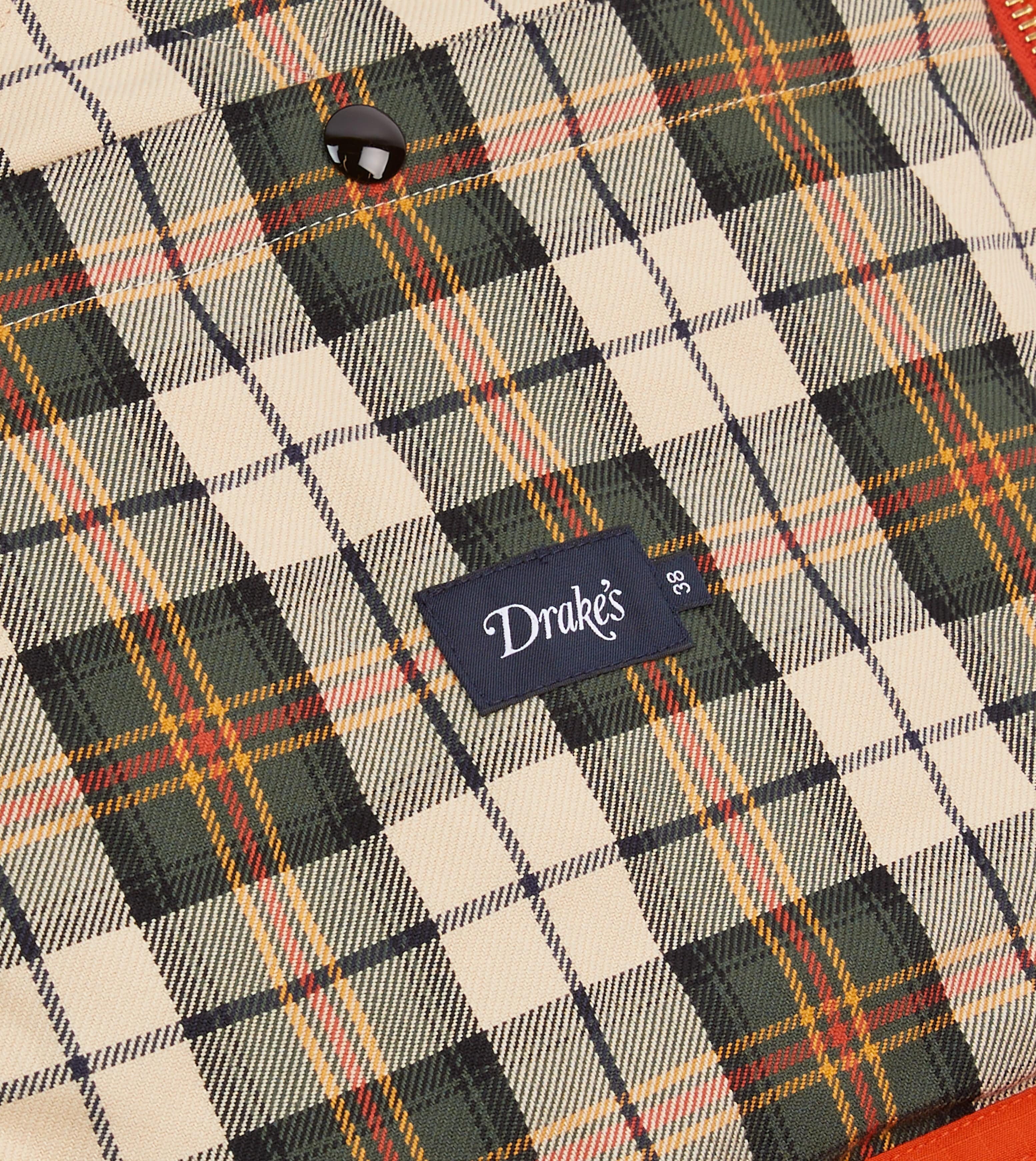 Orange Waxed Ripstop Cotton Wader Jacket - Image 8