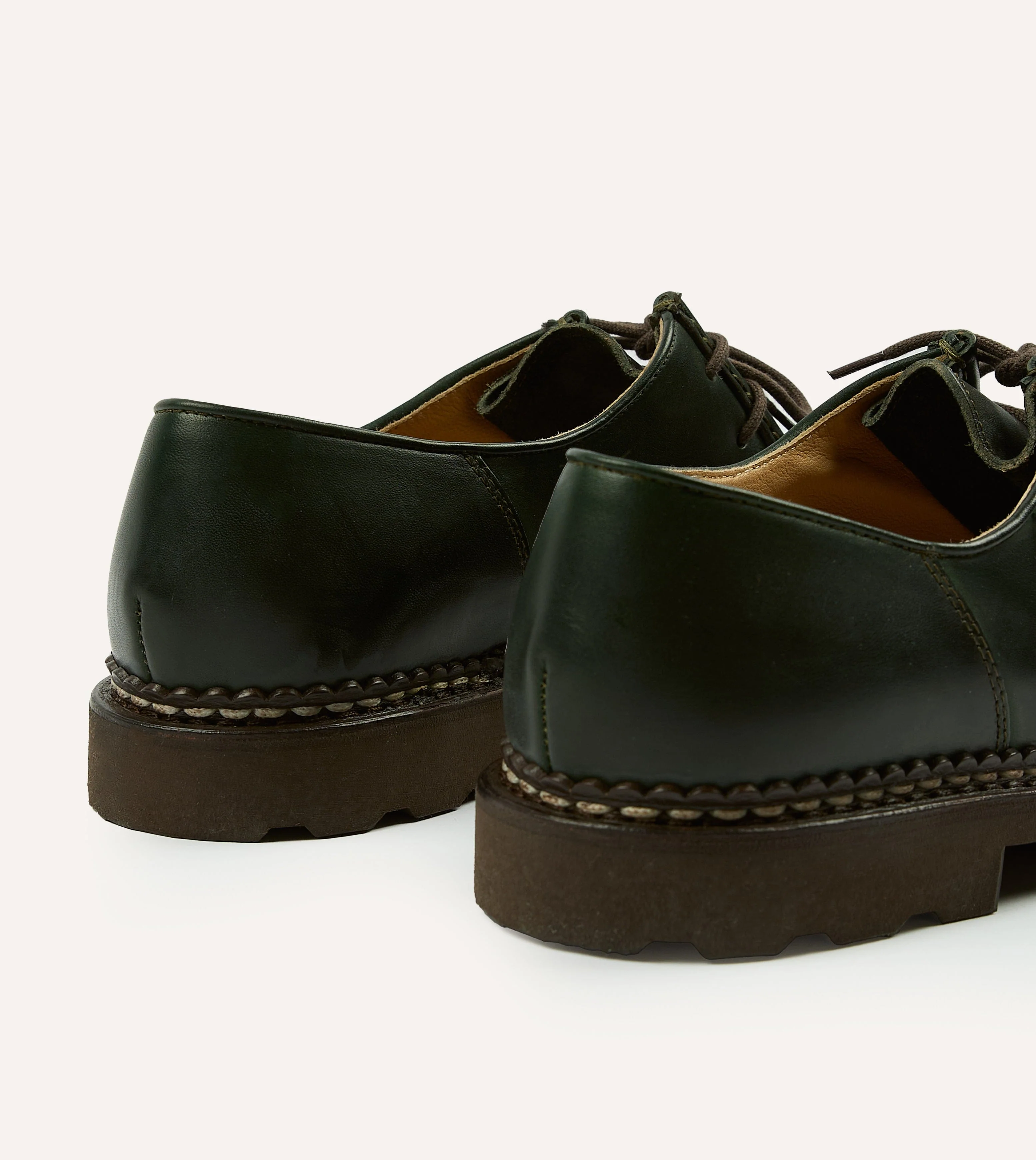 Paraboot Michael Vert Leather Derby Shoe - Image 5