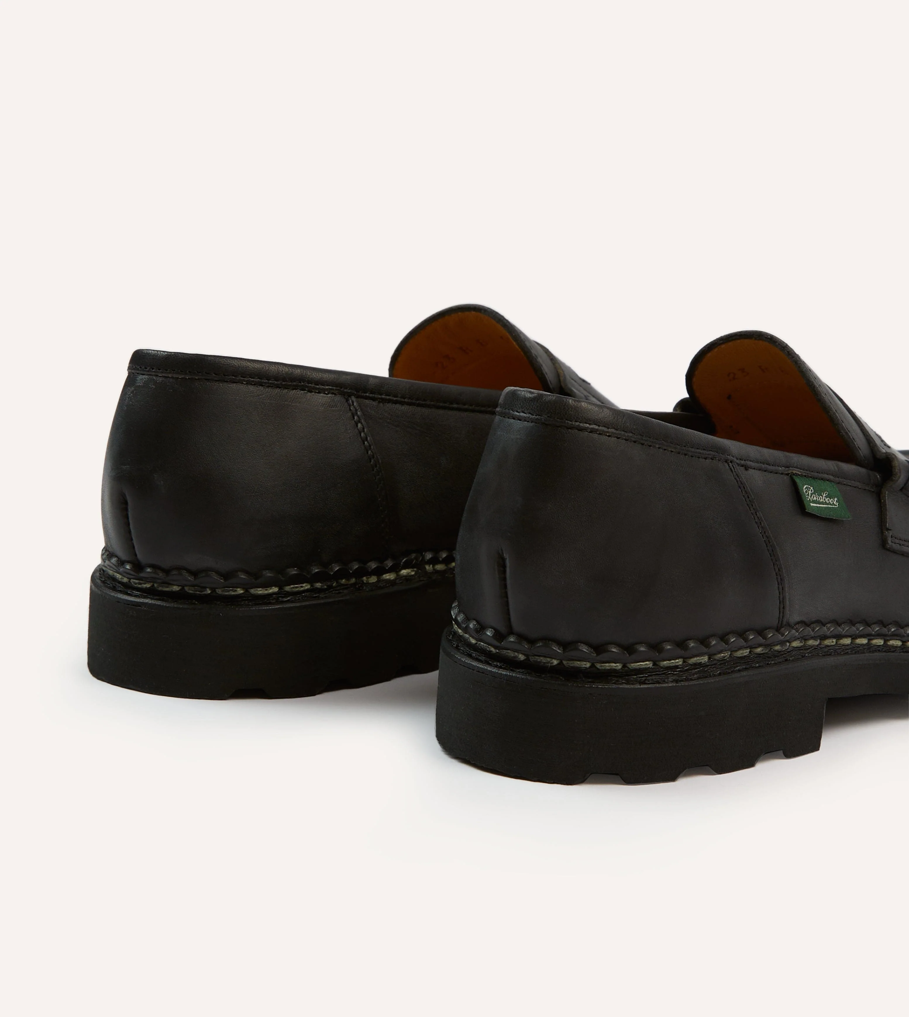 Paraboot Reims Black Leather Loafer - Image 5