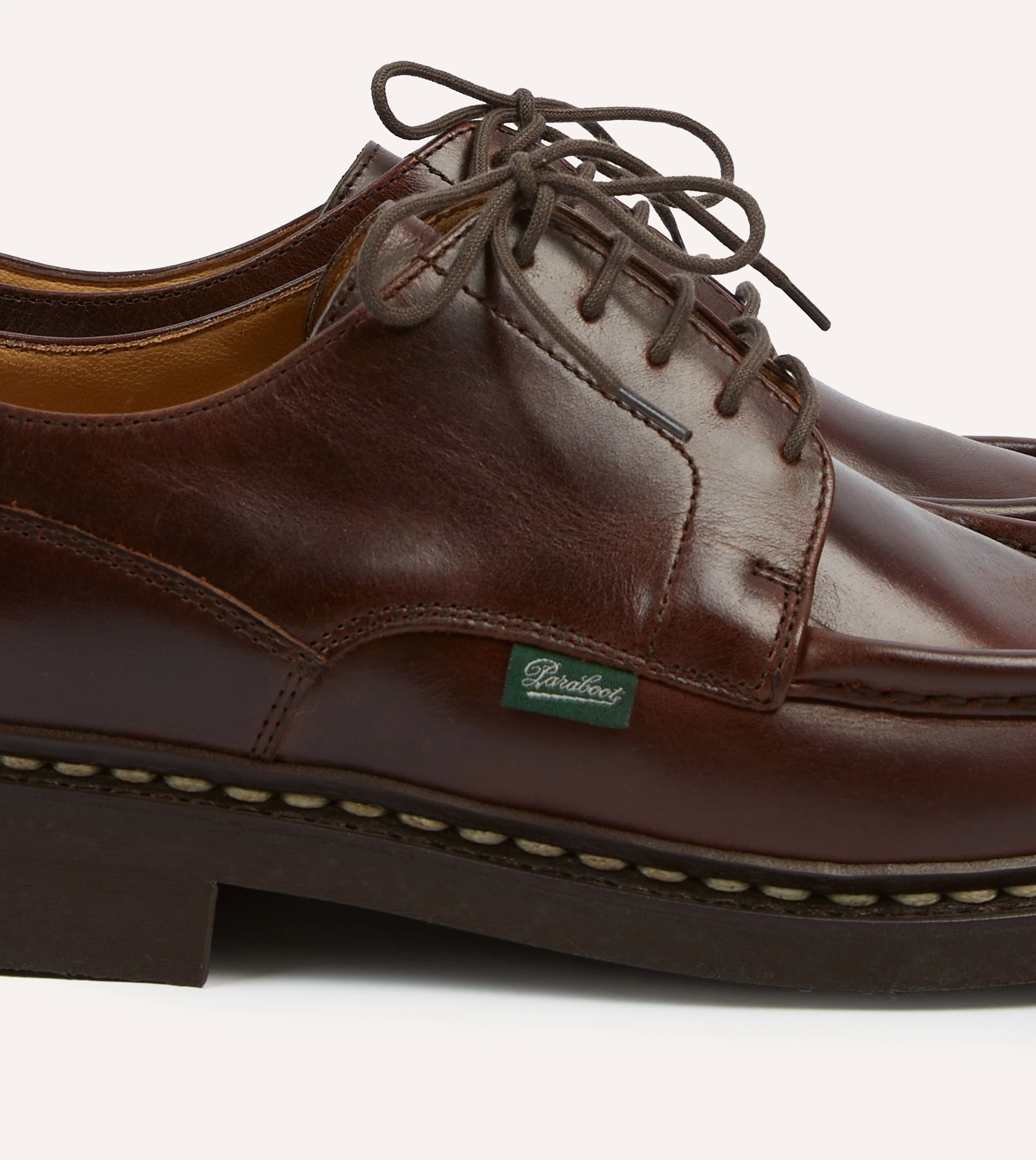 Paraboot Villandry Brown Calf Leather Derby Shoe - Image 3
