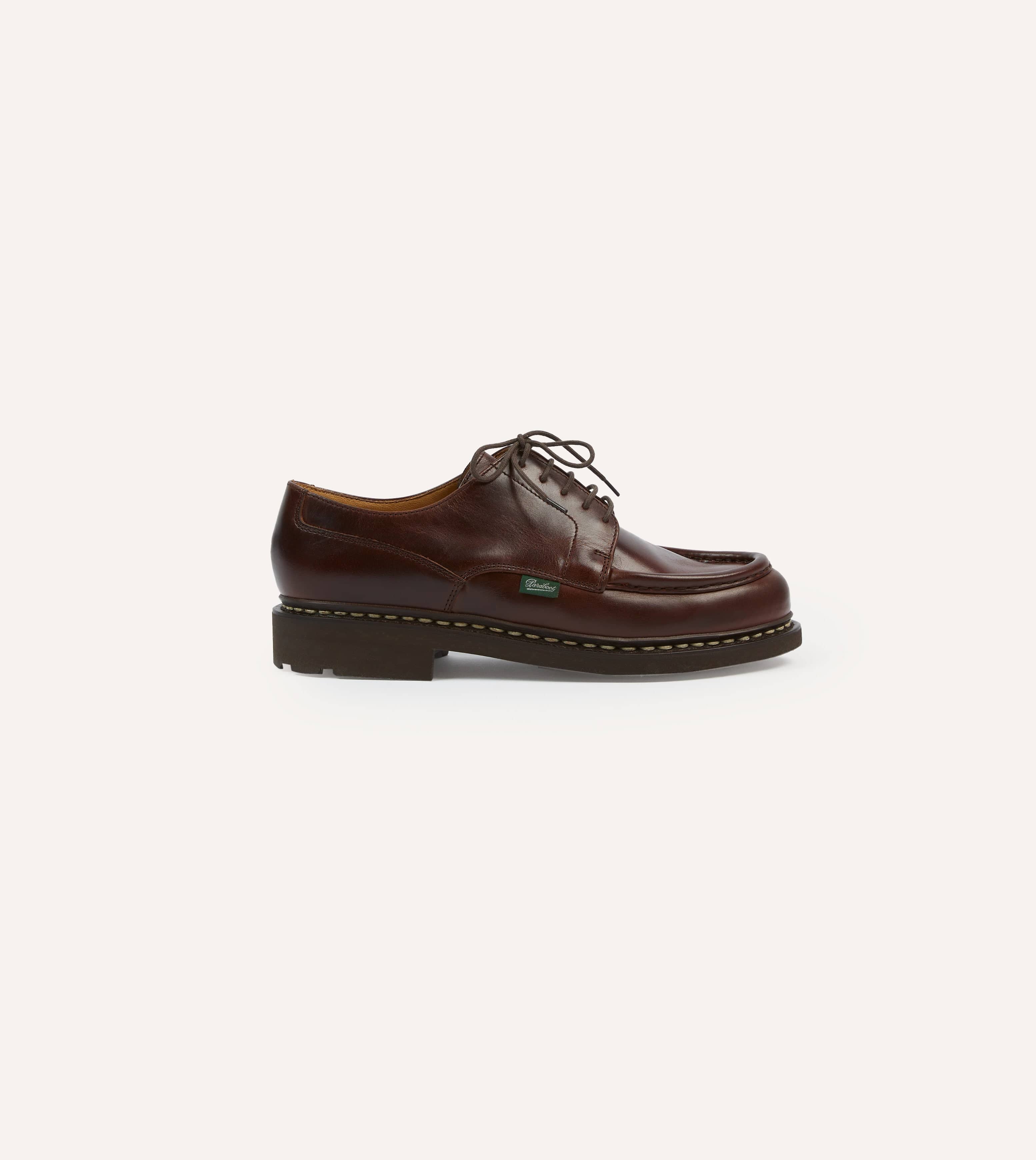 Paraboot Villandry Brown Calf Leather Derby Shoe - Image 6