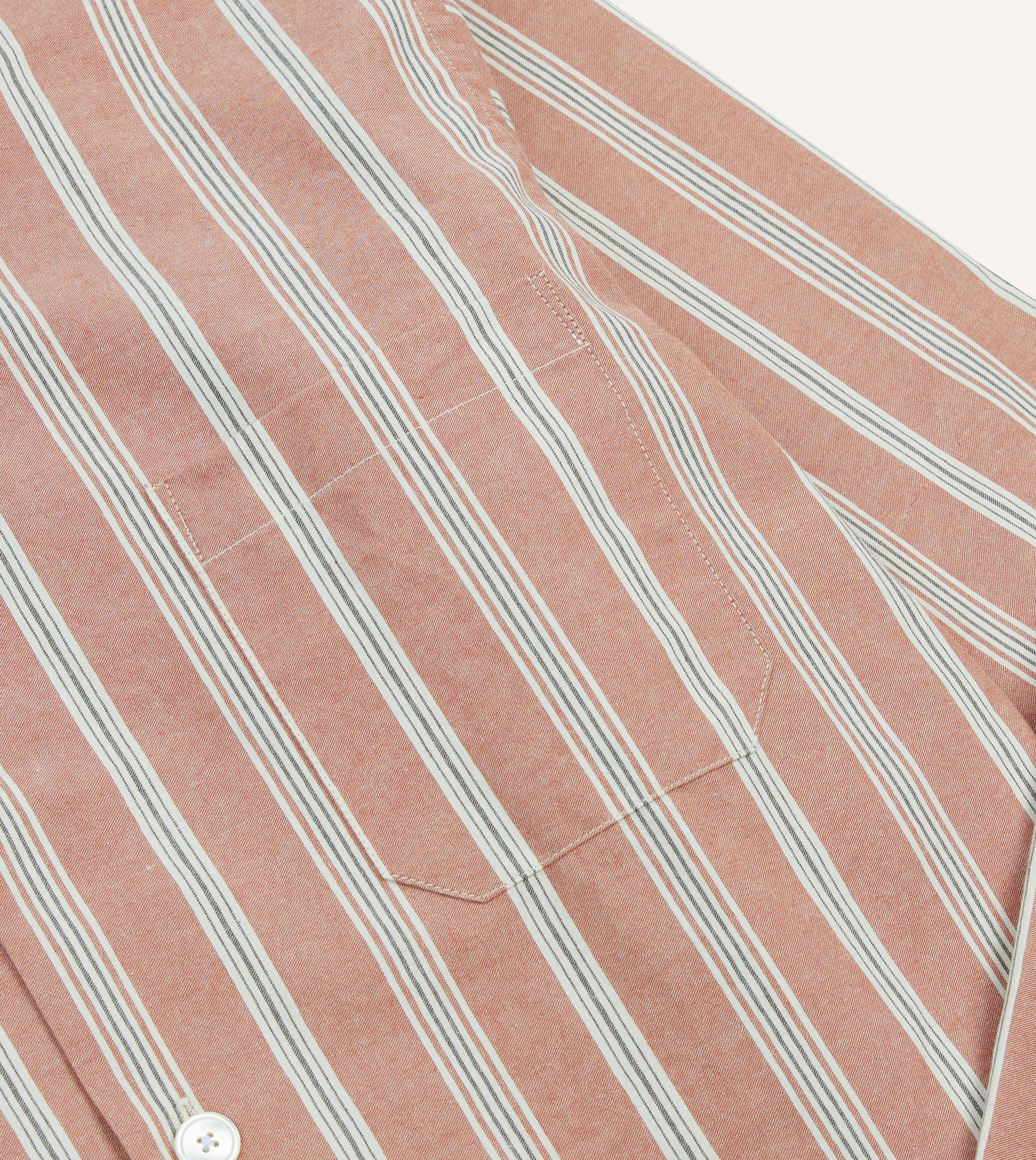 Red Stripe Cotton Pyjama Set - Image 5