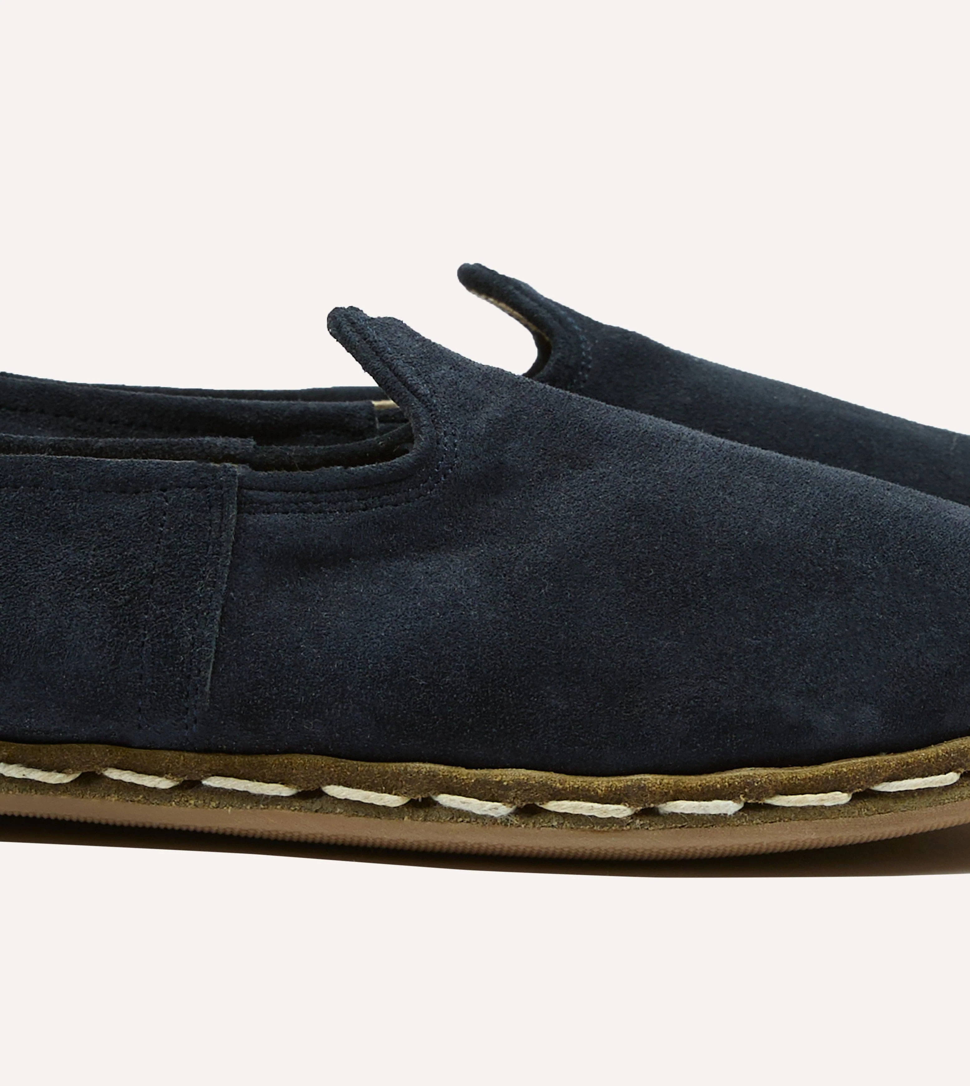 Sabah Oxford Navy Suede Shoes - Image 3