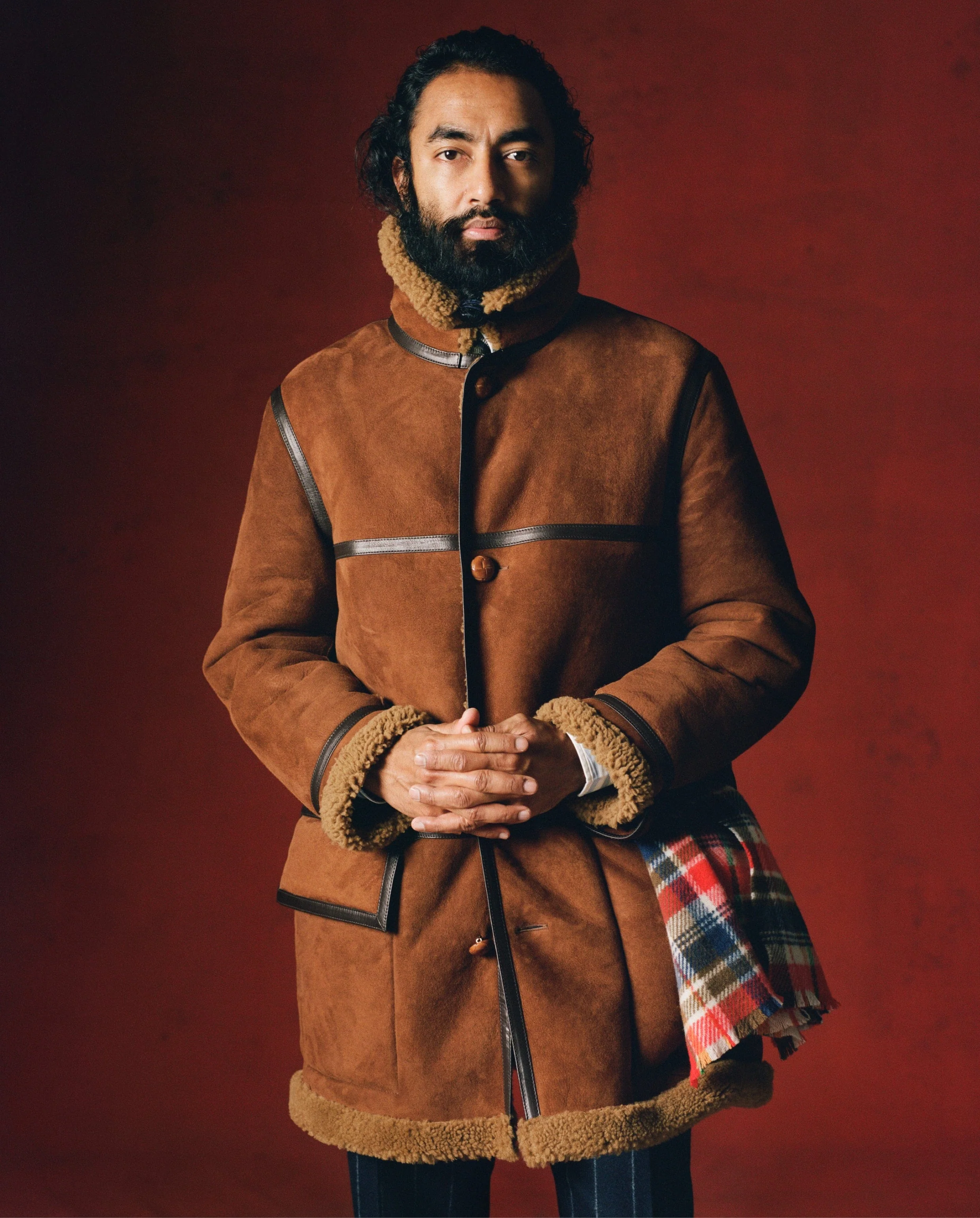 Shearling Car Coat - Image 10