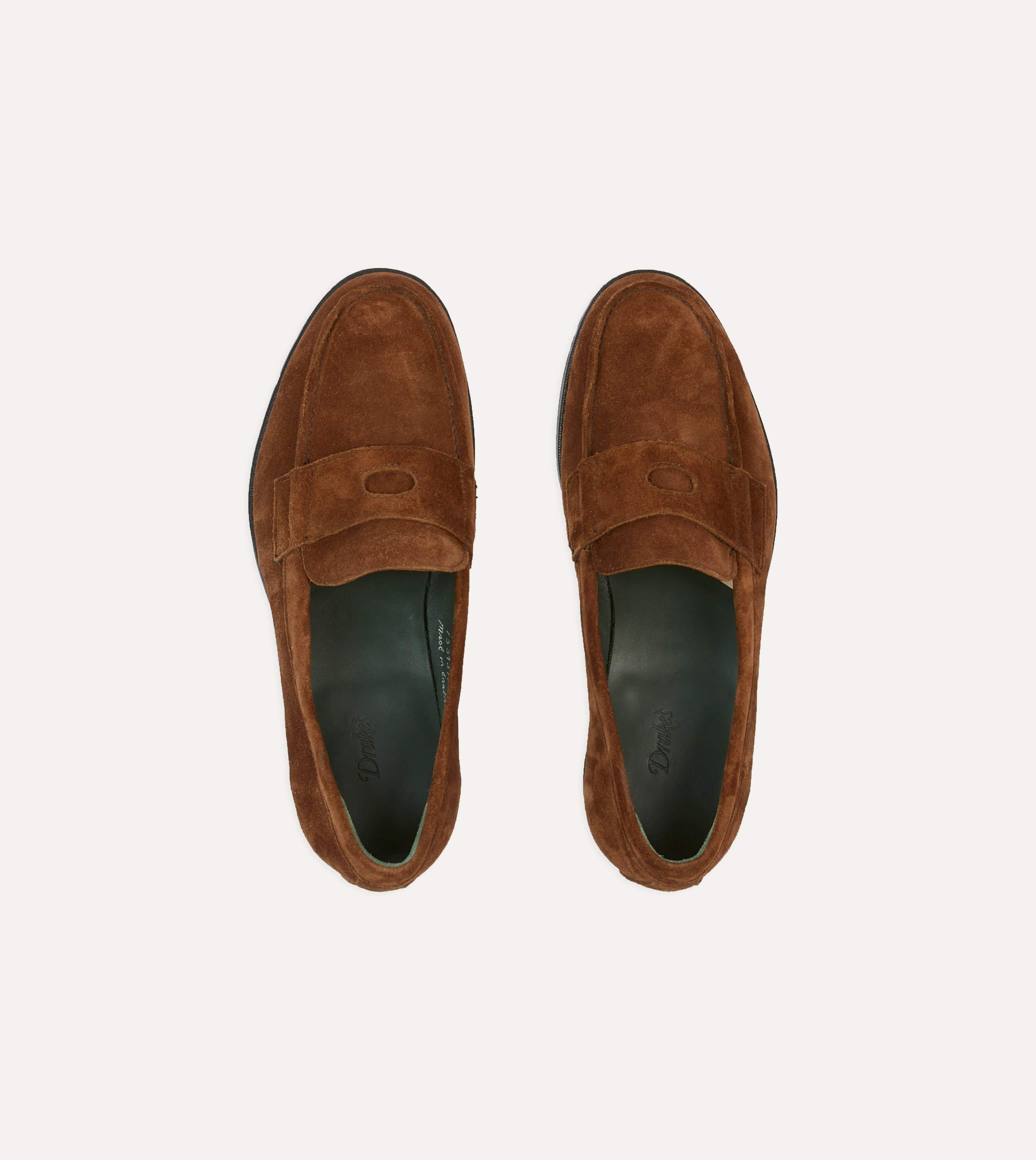 Snuff Suede Charles Mk II Goodyear Welted Penny Loafer - Image 4