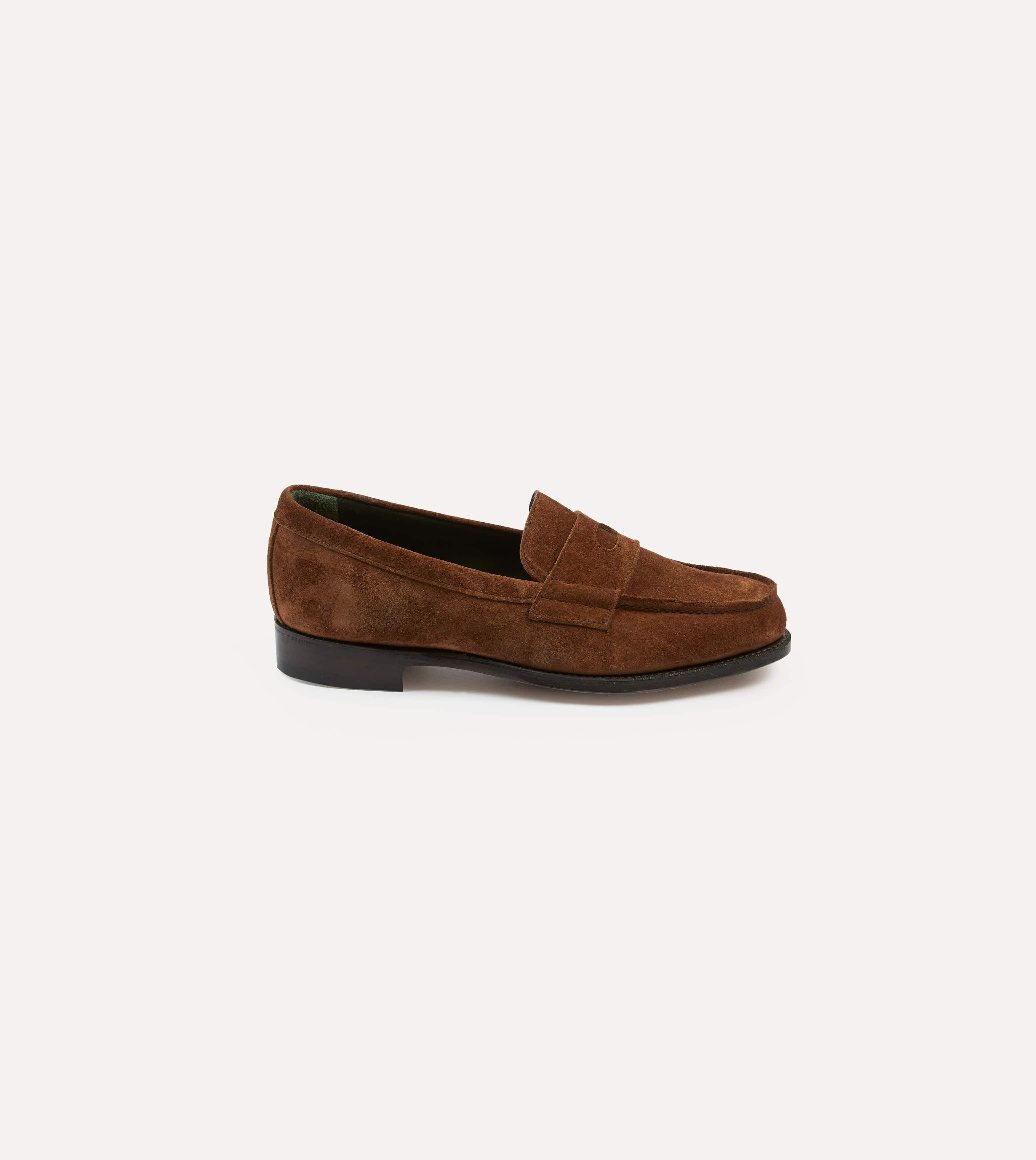 Snuff Suede Charles Mk II Goodyear Welted Penny Loafer - Image 6