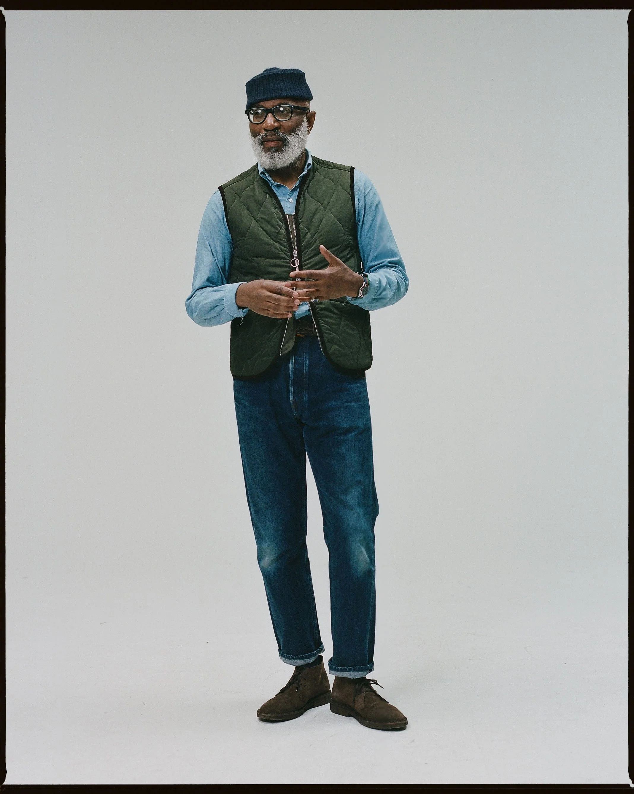 Stone Wash 14.2oz Japanese Selvedge Denim Five-Pocket Jeans - Image 7