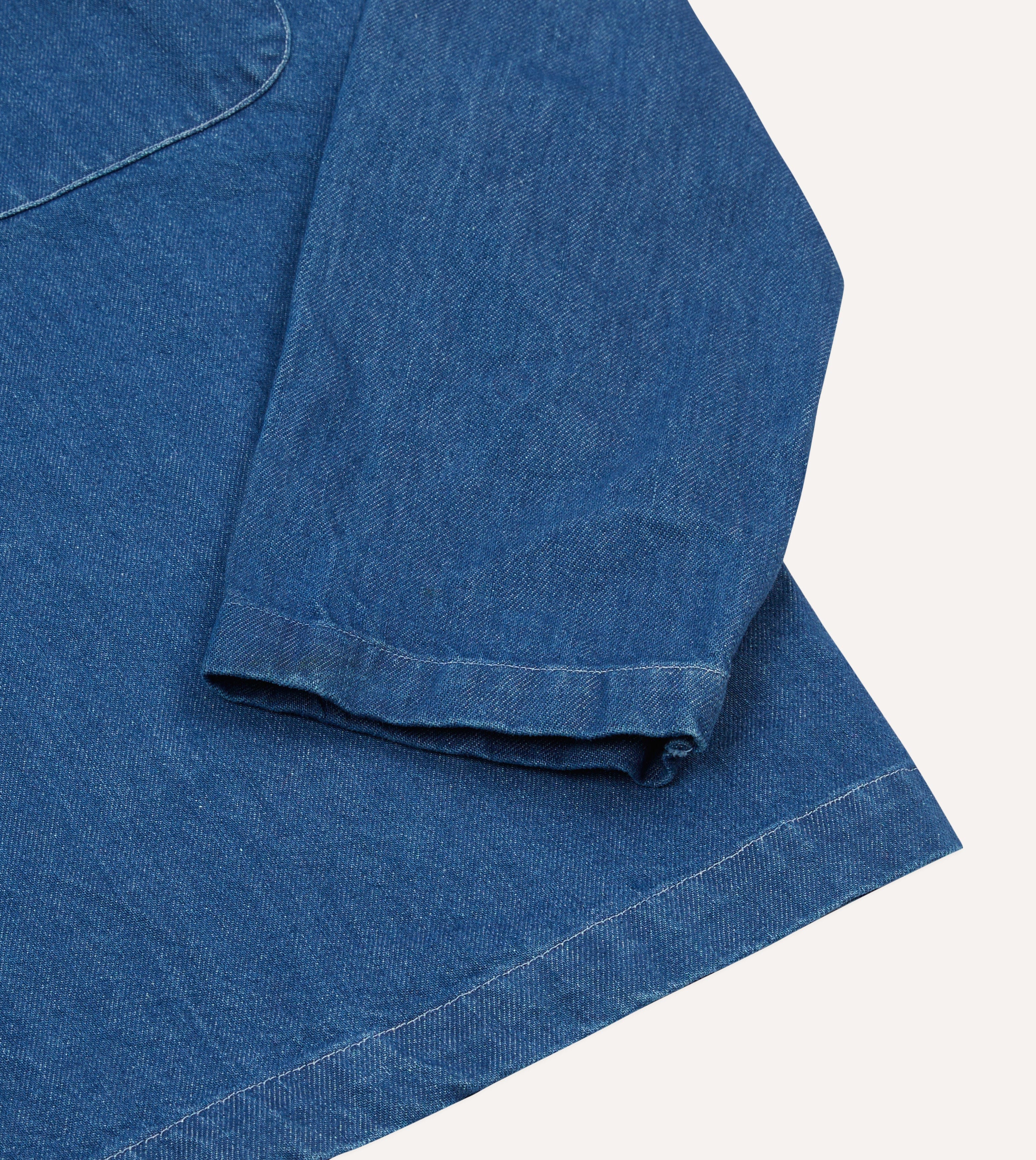 Stone Wash Denim Smock - Image 5
