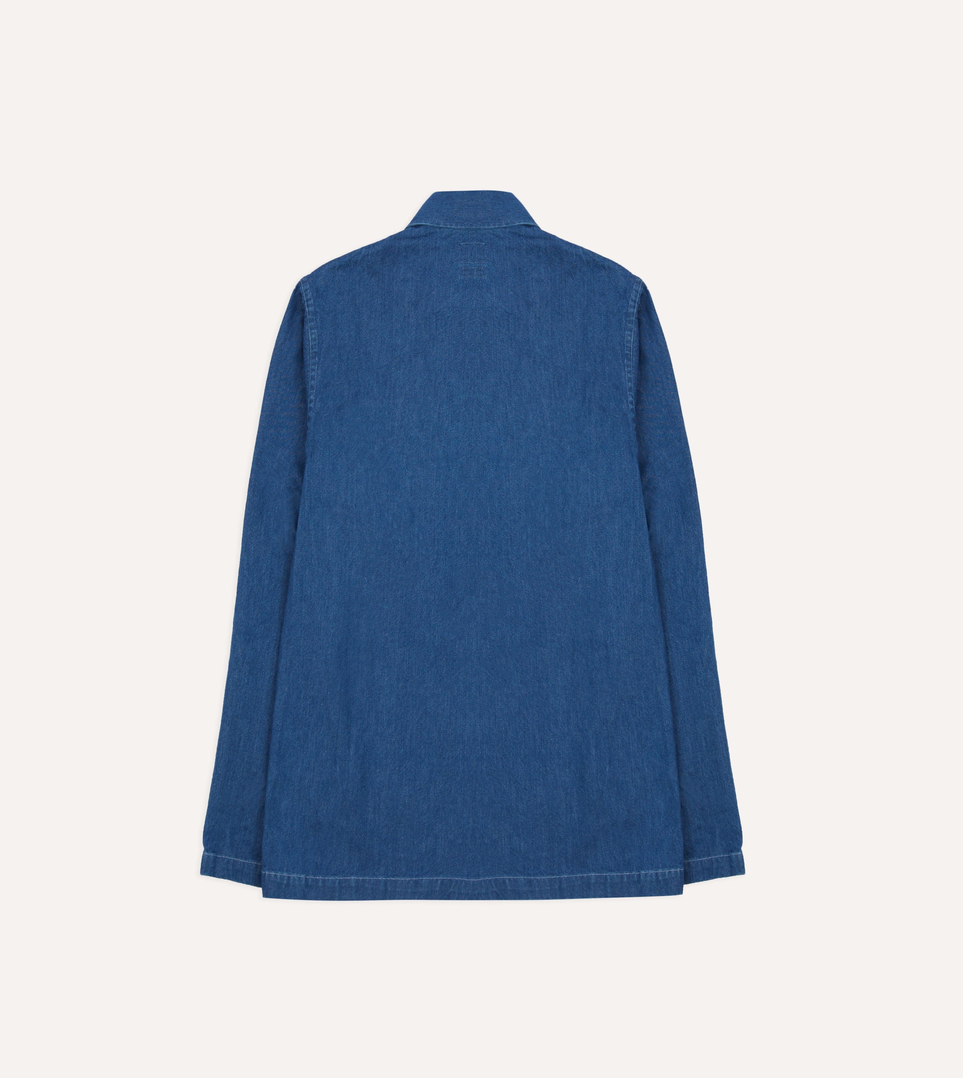 Stone Wash Denim Smock - Image 6