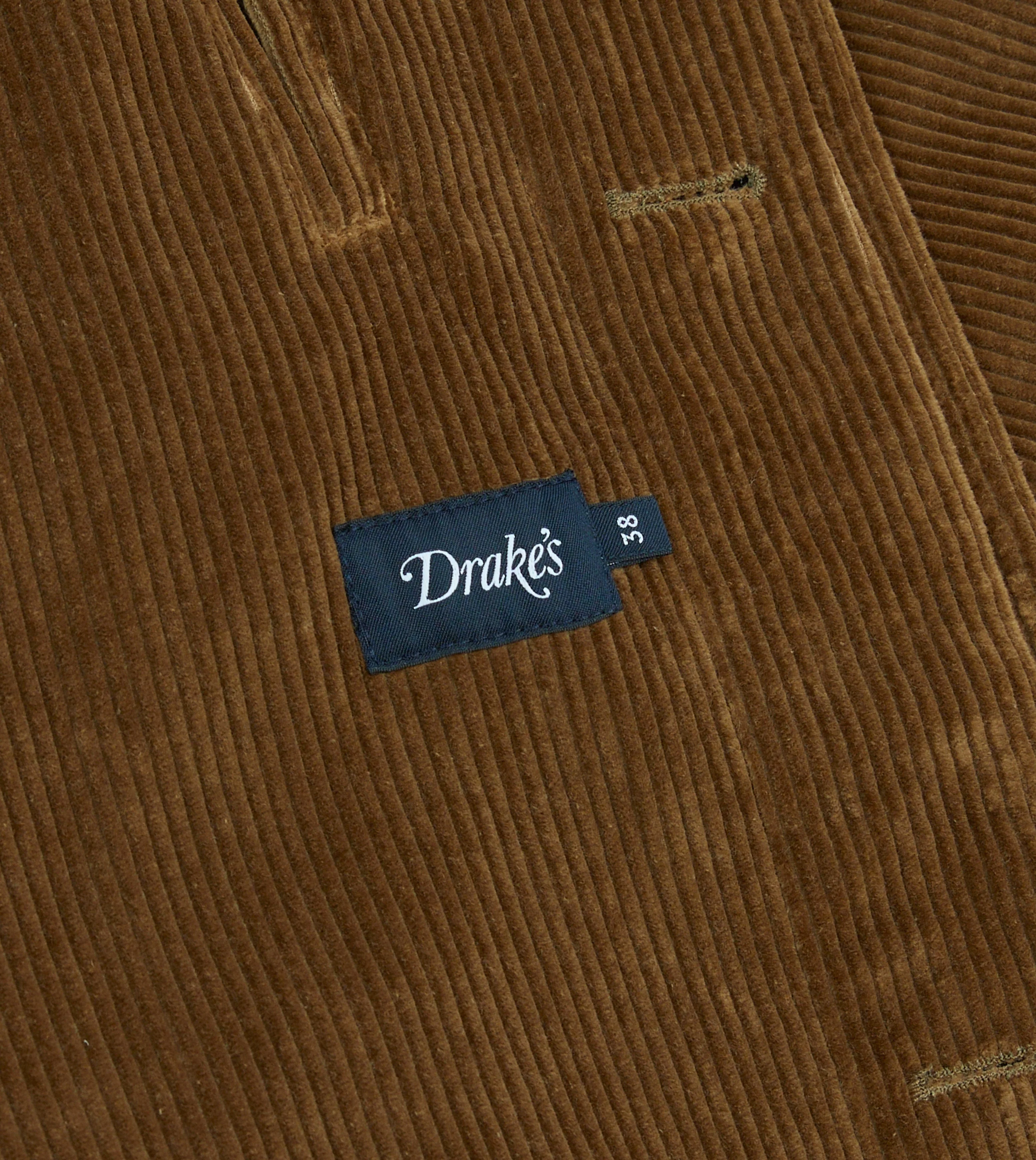 Tan Corduroy Raglan Coat - Image 8