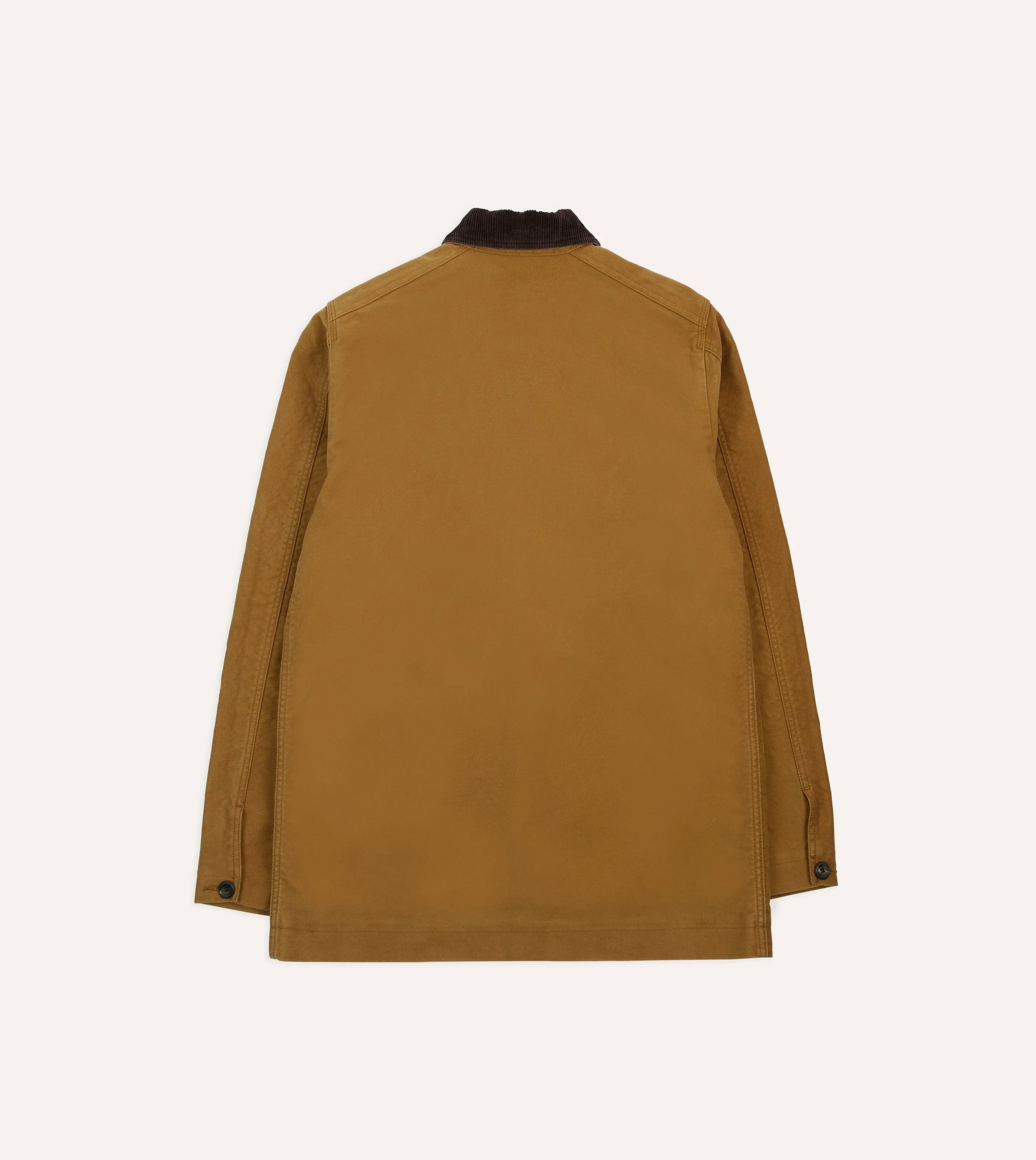 Tobacco Cotton Four-Pocket Chore Jacket - Image 8