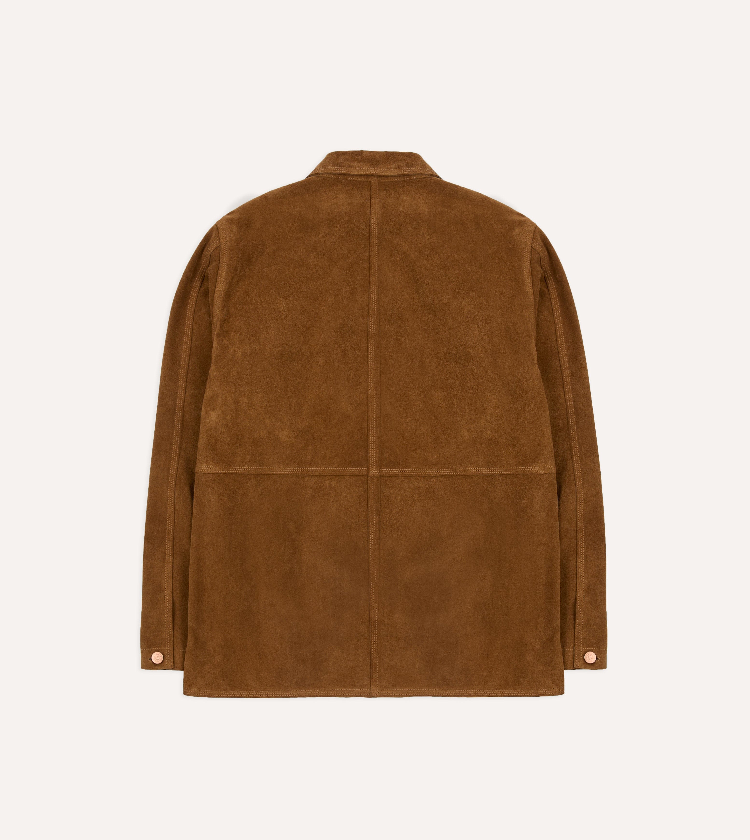 Tobacco Suede Welder Jacket - Image 8