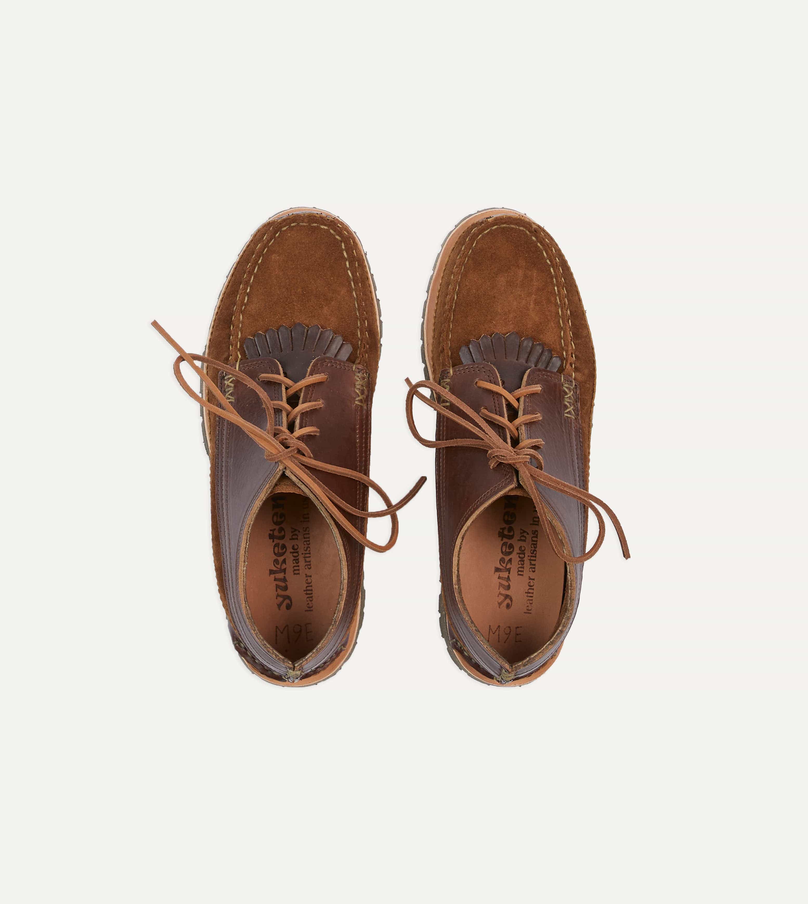 Yuketen Brown Leather Maine Guide Ox Shoe - Image 4